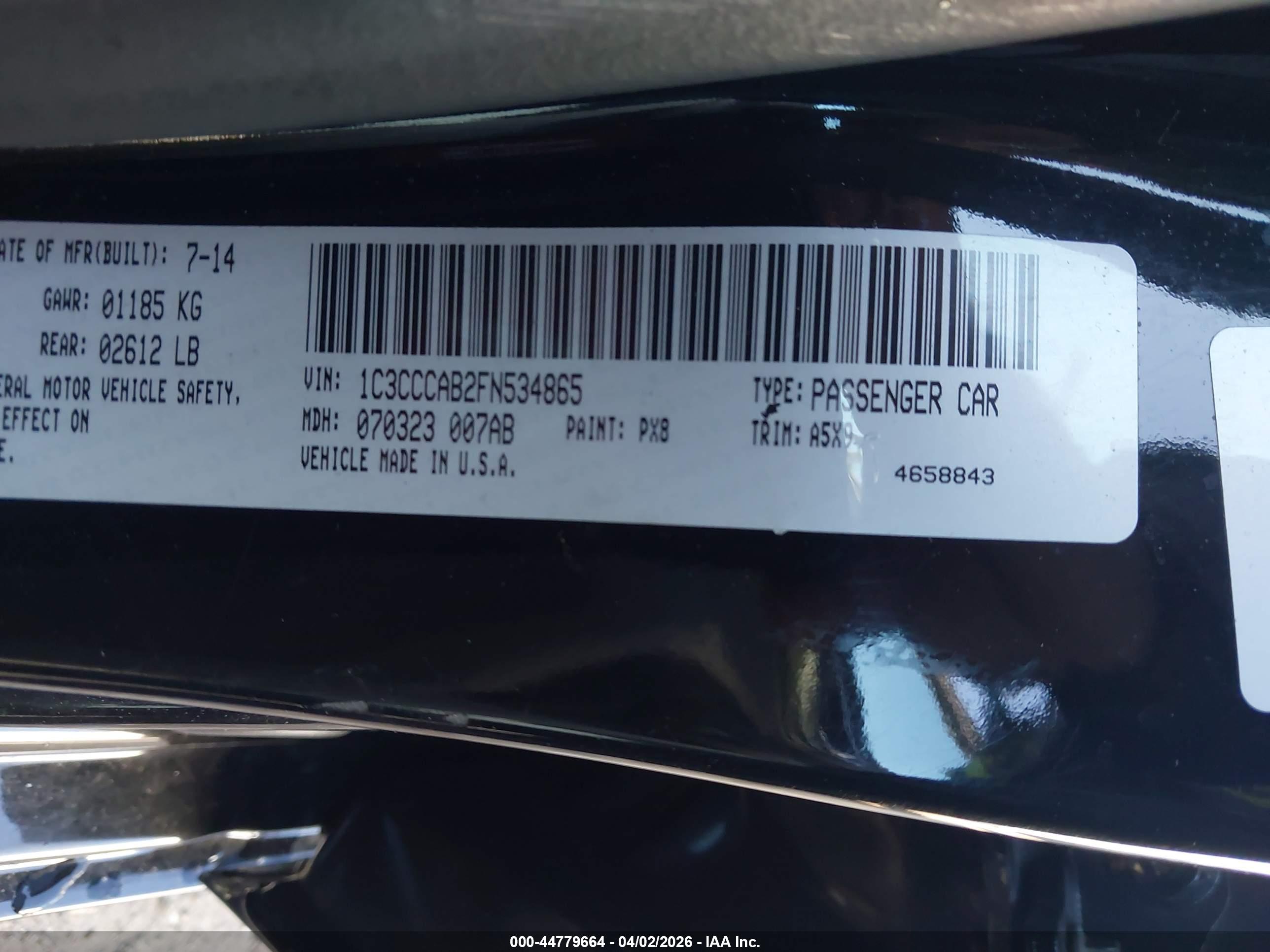 CHRYSLER 200 image 9