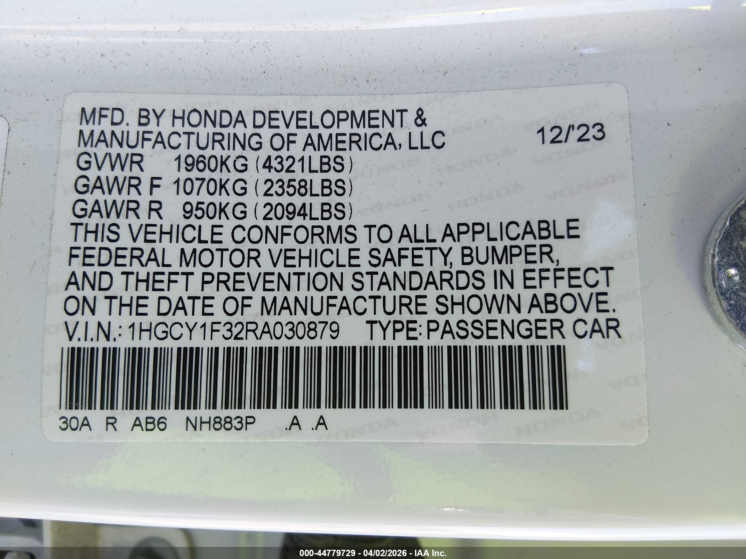 HONDA ACCORD image 9