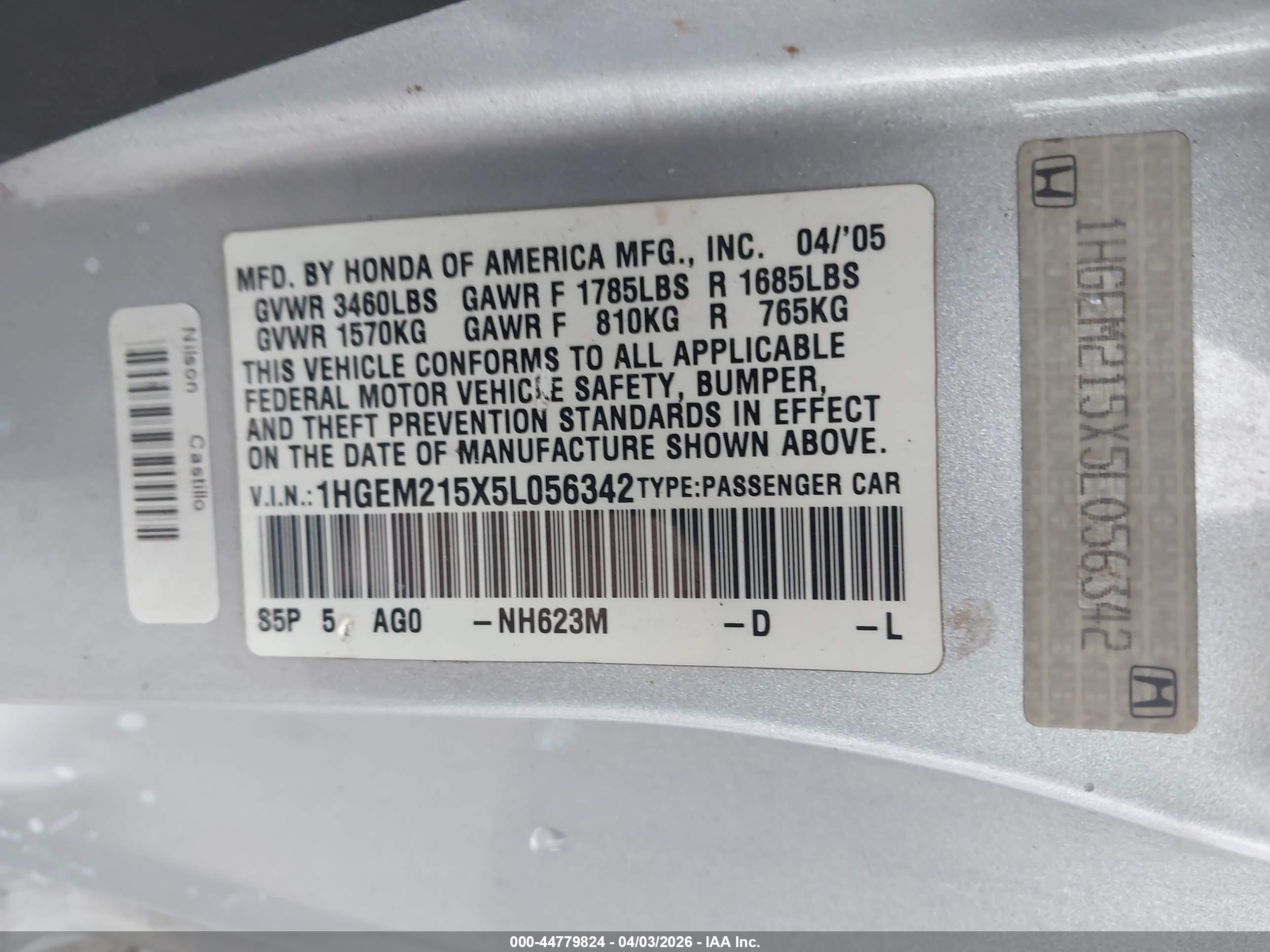 HONDA CIVIC image 9