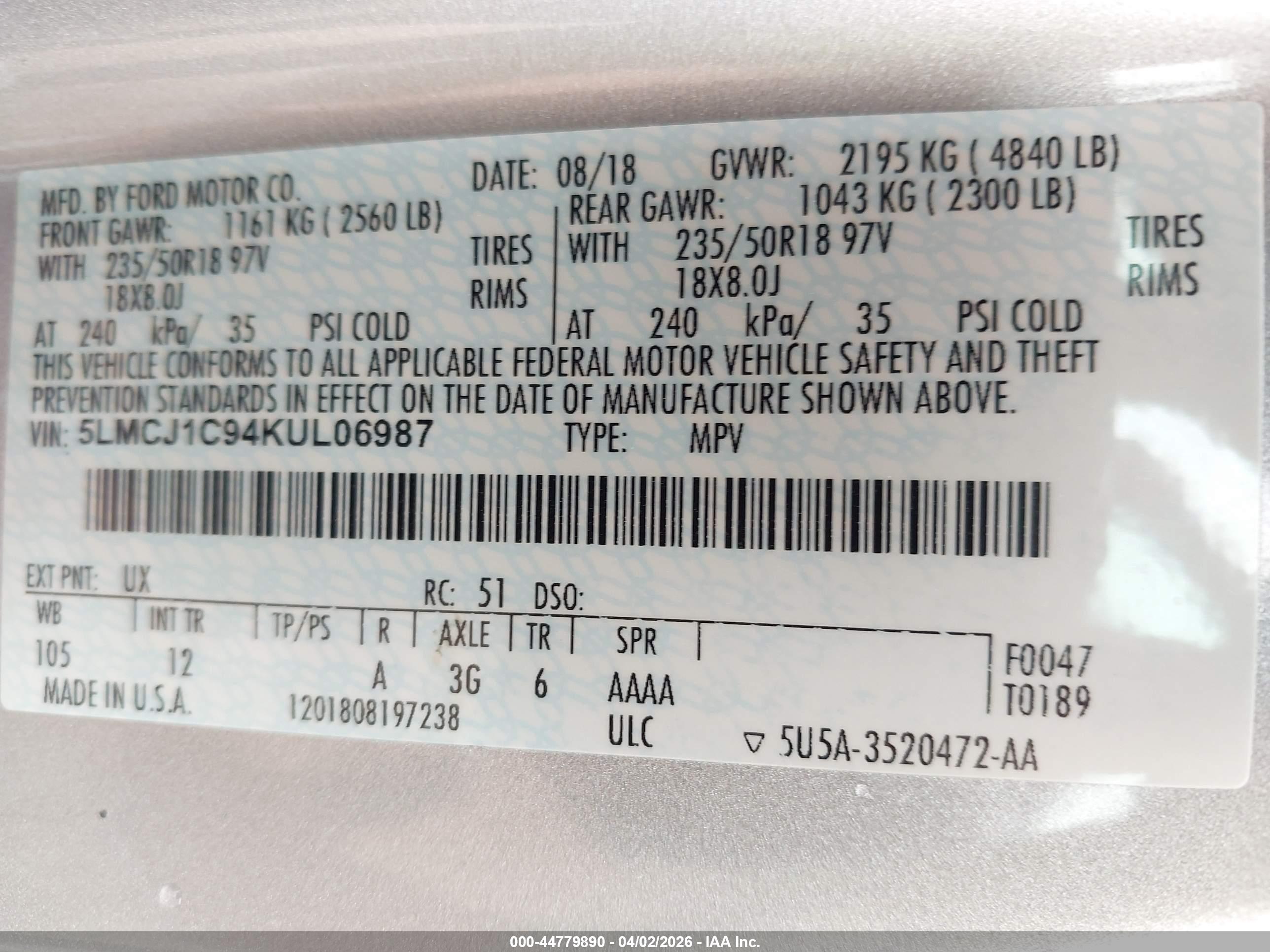 LINCOLN MKC image 9