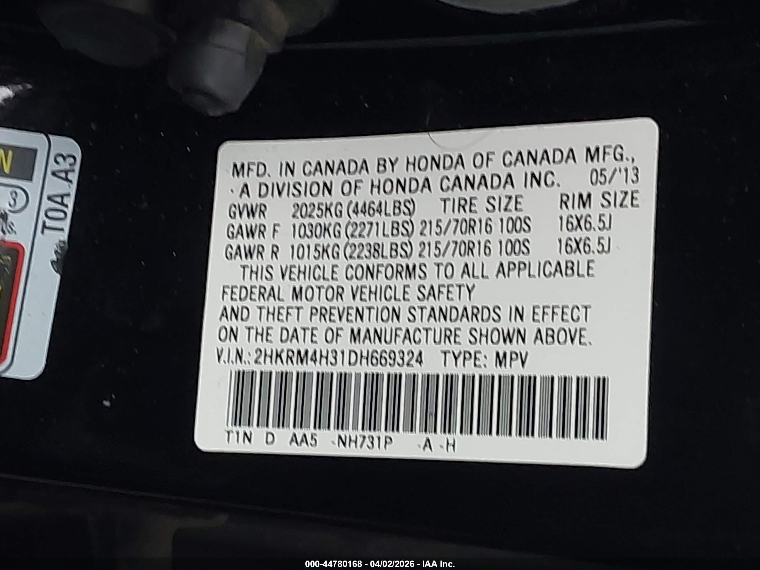 HONDA CR-V image 9