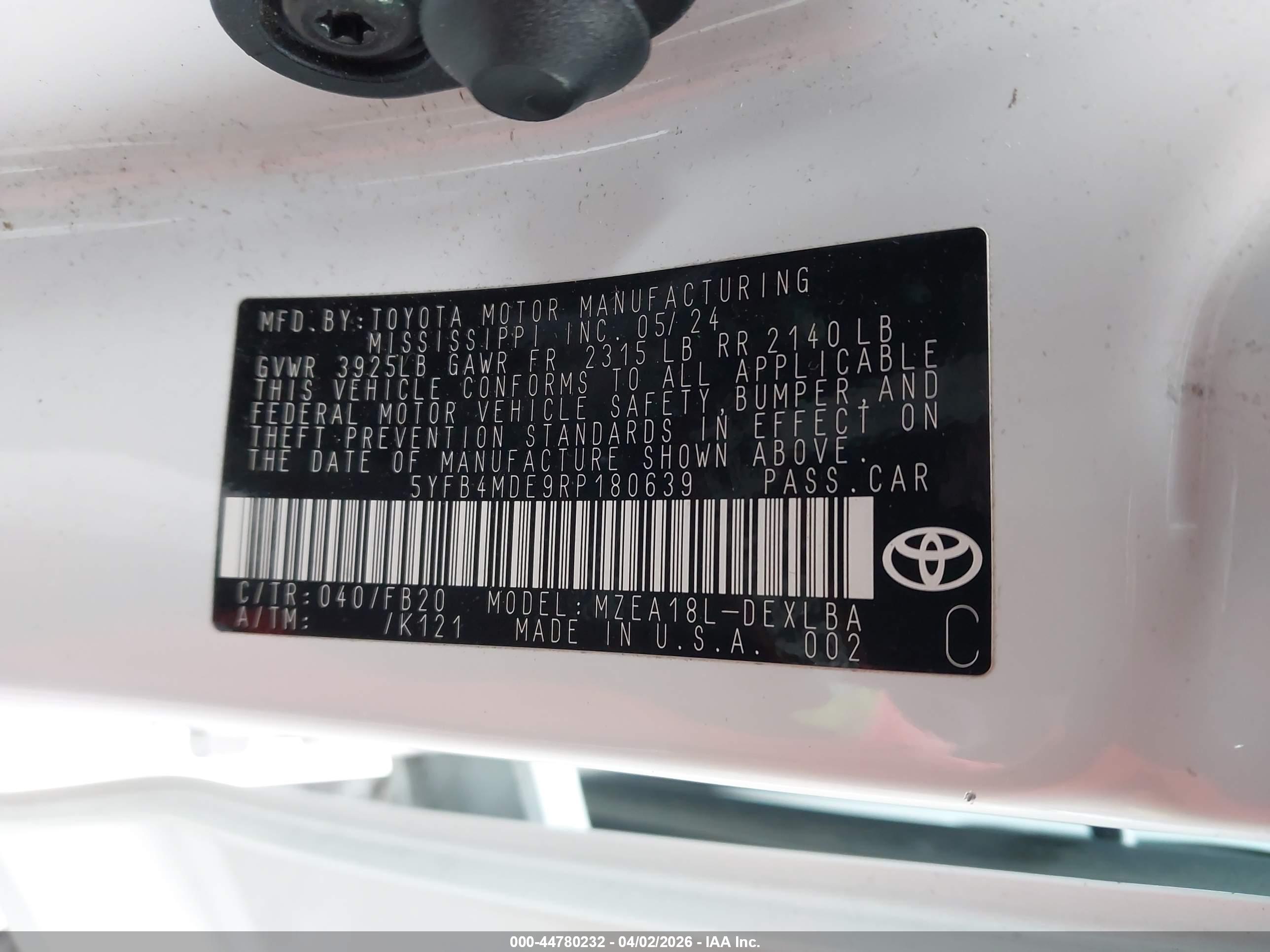 TOYOTA COROLLA image 9