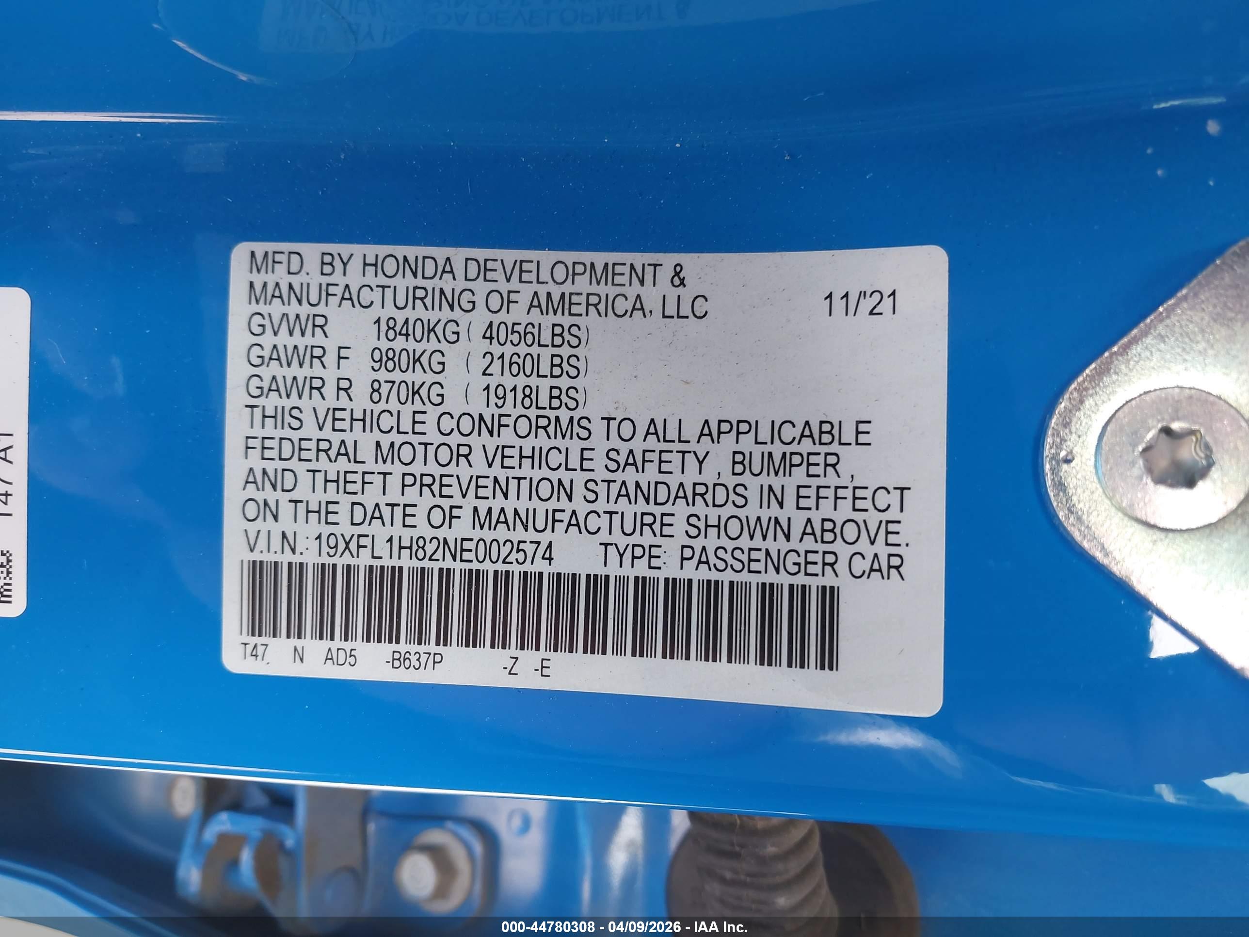 HONDA CIVIC image 9