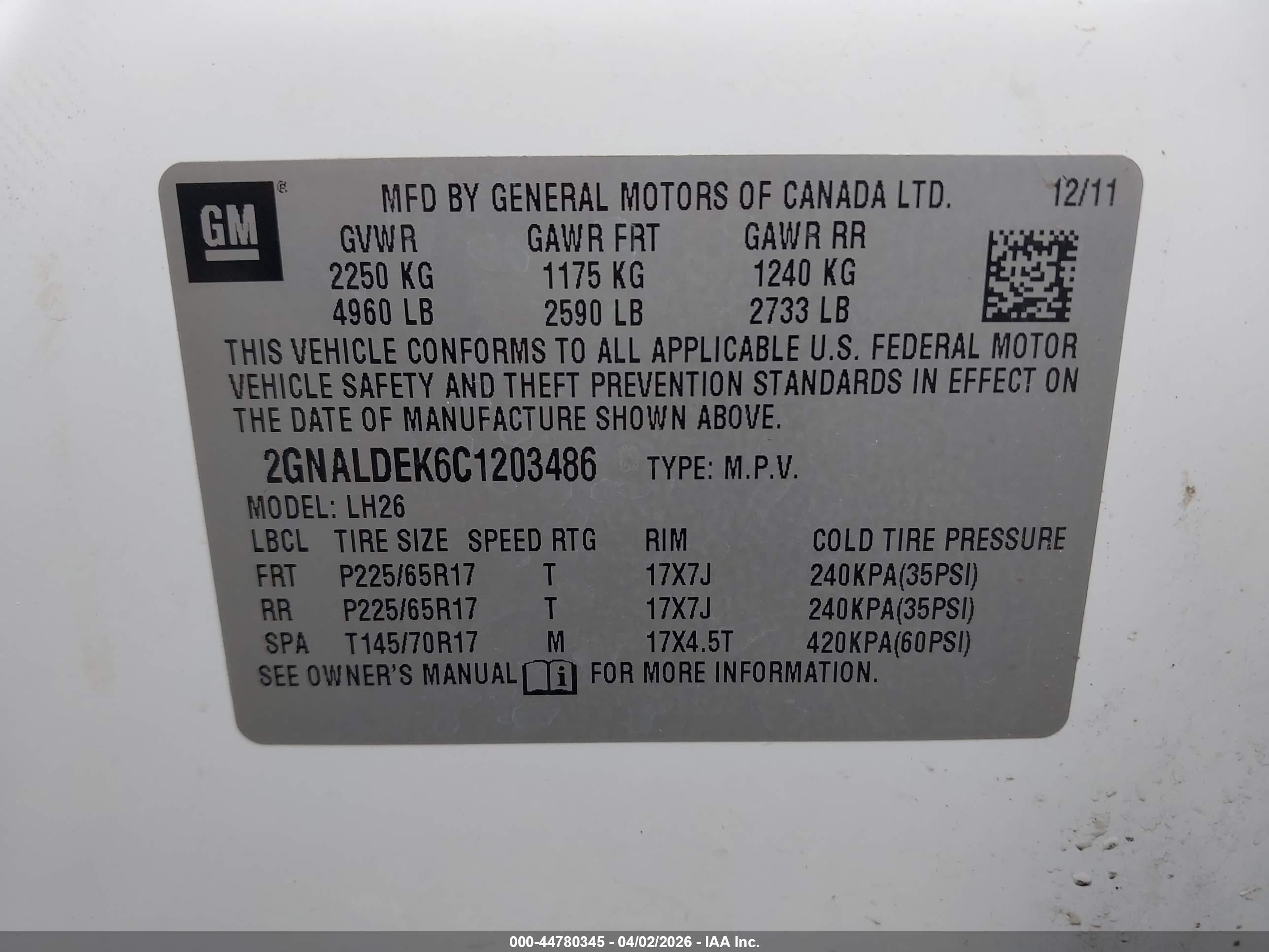 CHEVROLET EQUINOX image 9