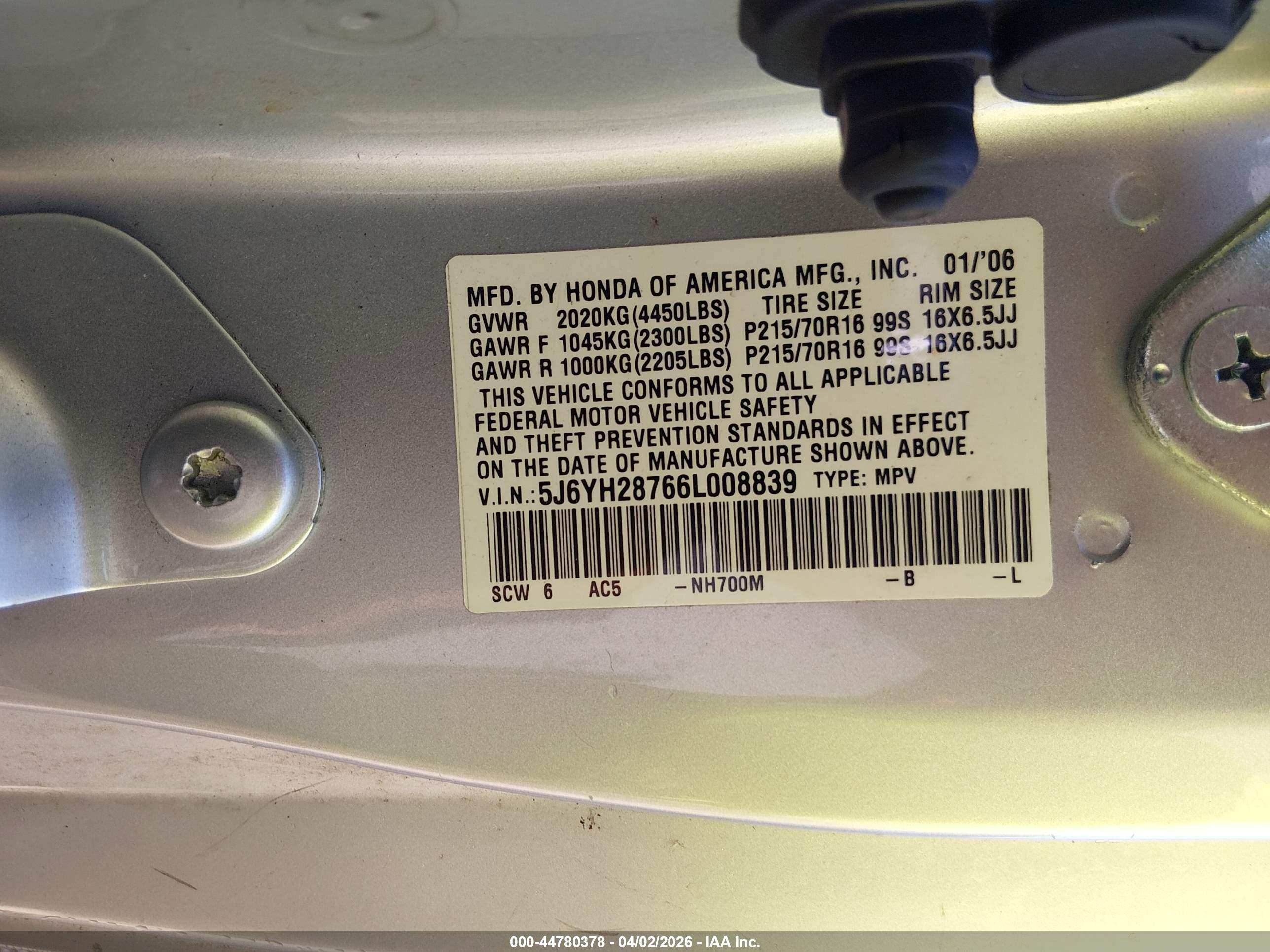 HONDA ELEMENT image 9