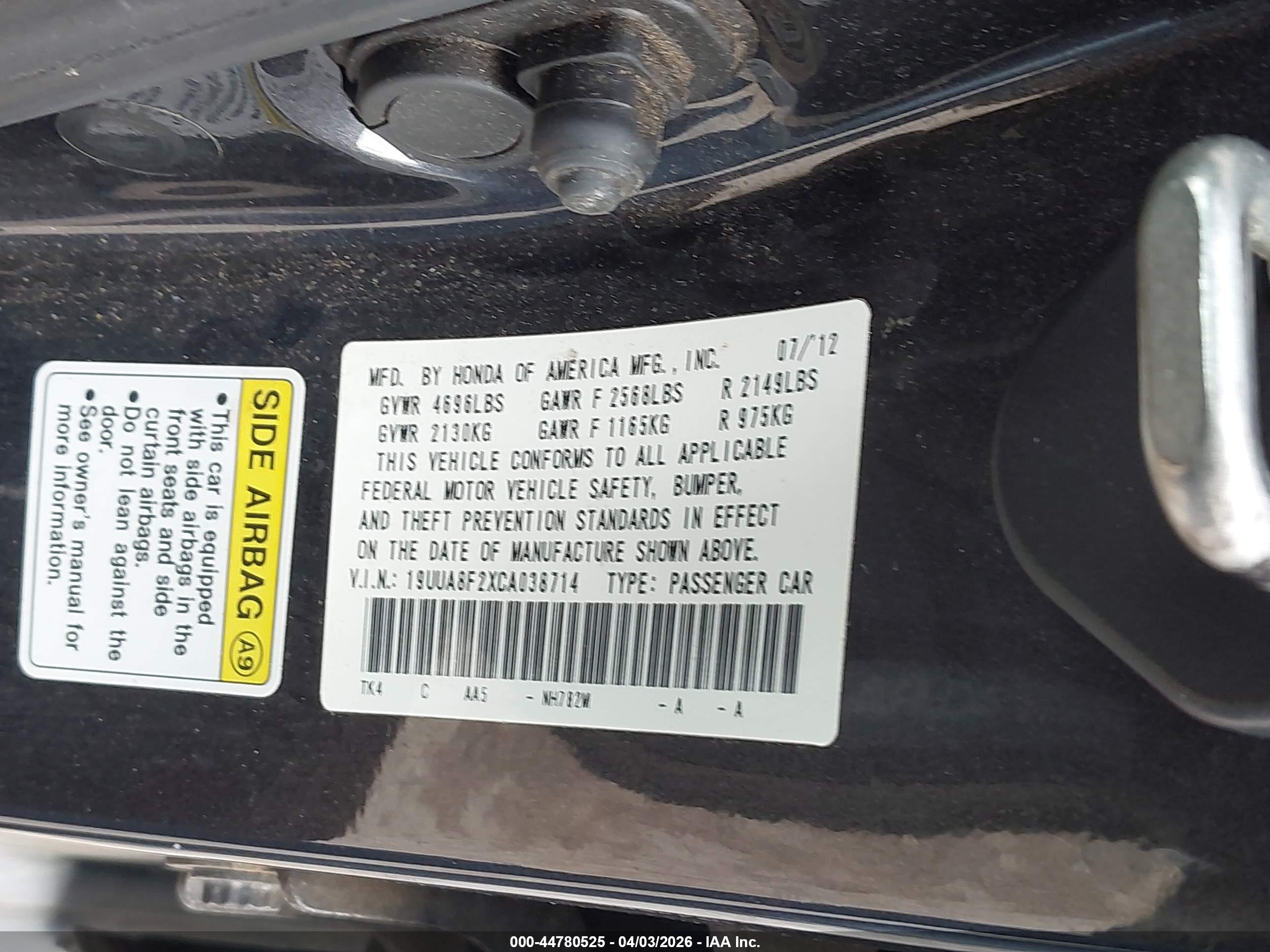 ACURA TL image 9