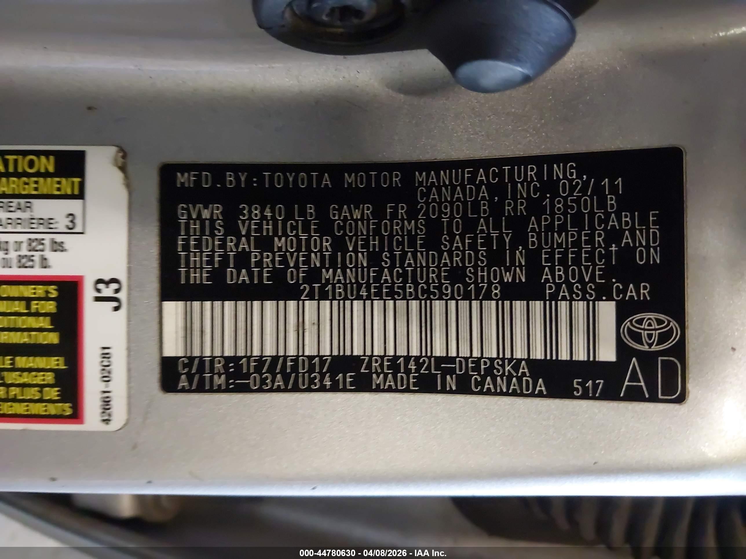 TOYOTA COROLLA image 9
