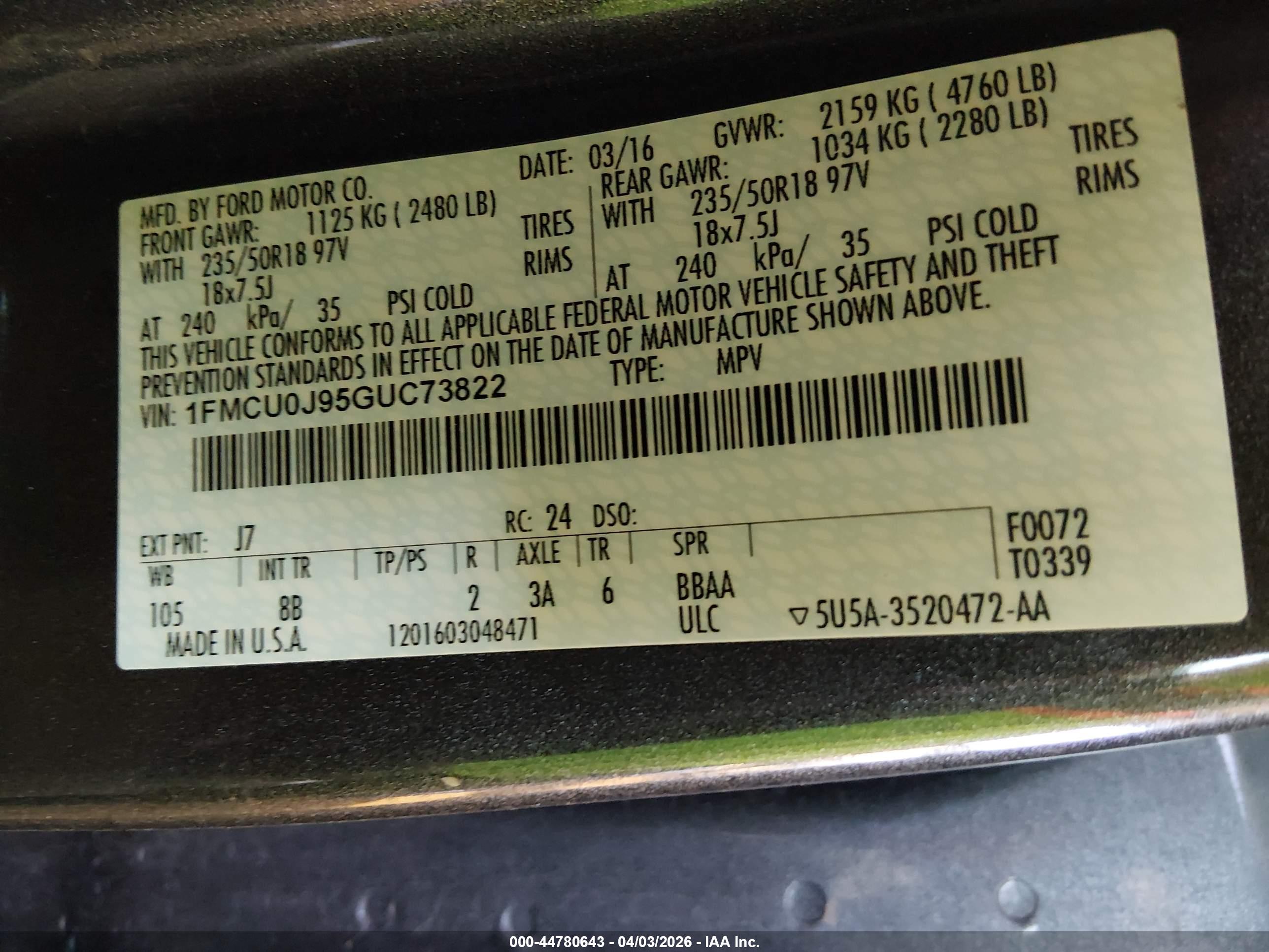 FORD ESCAPE image 9