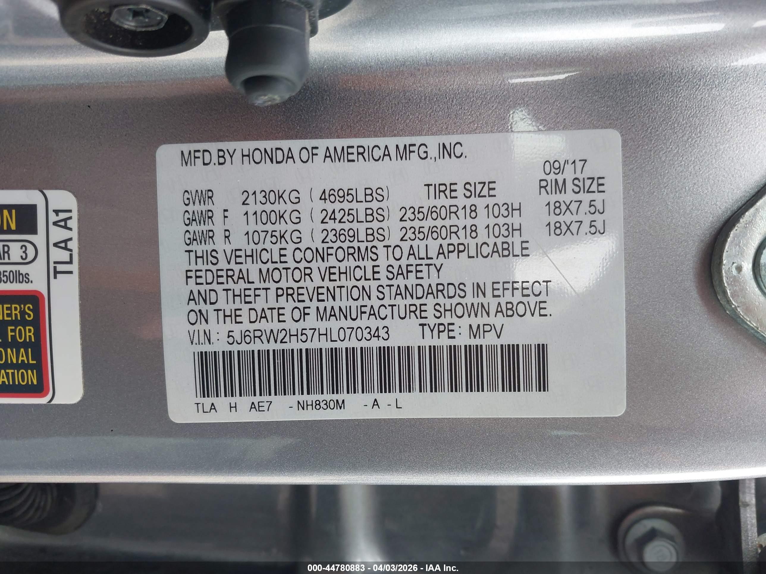 HONDA CR-V image 9