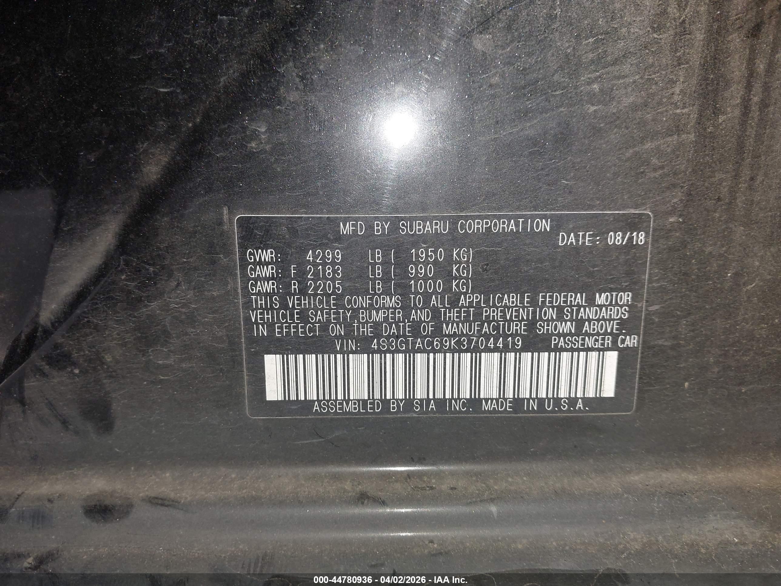 SUBARU IMPREZA image 9