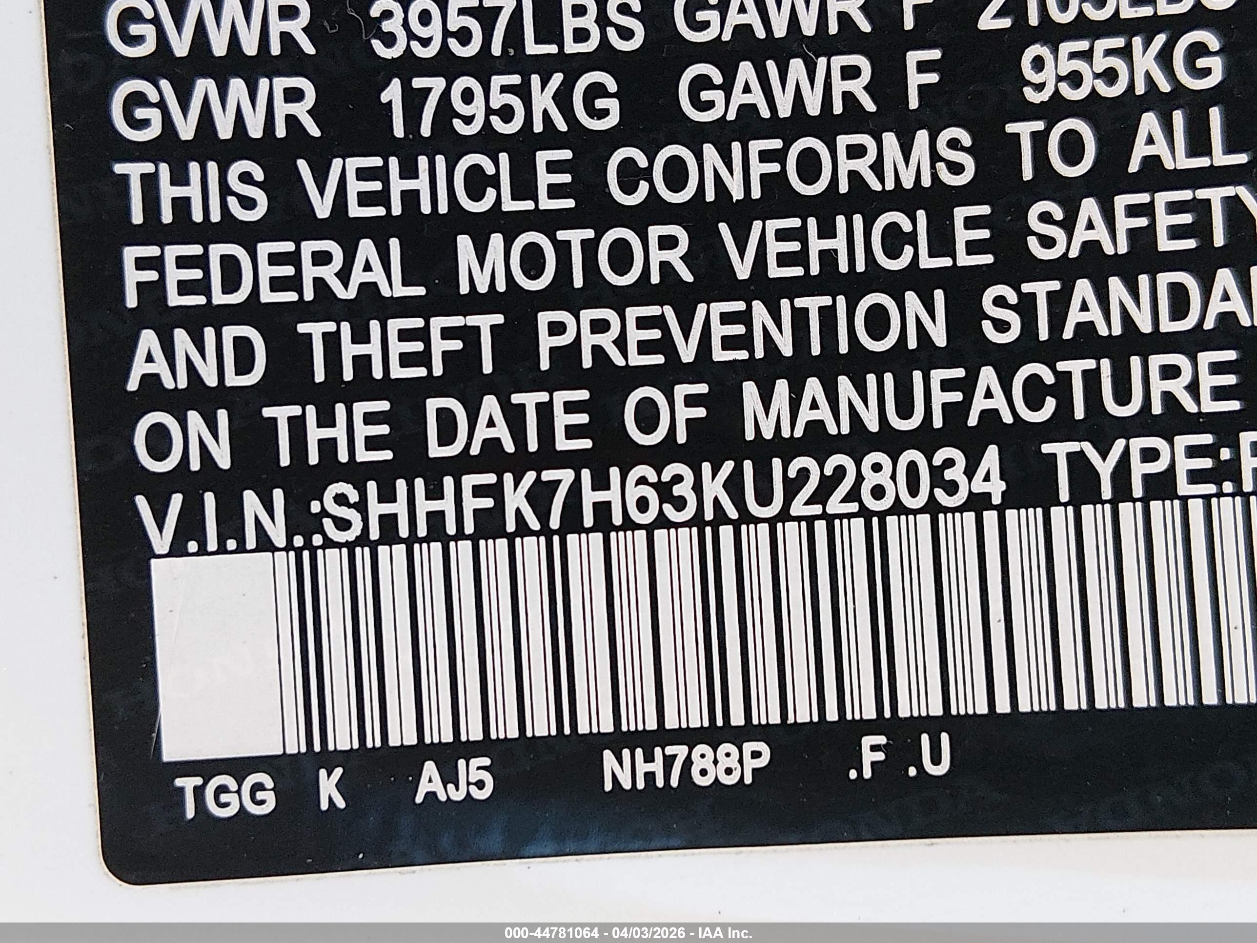 HONDA CIVIC image 9