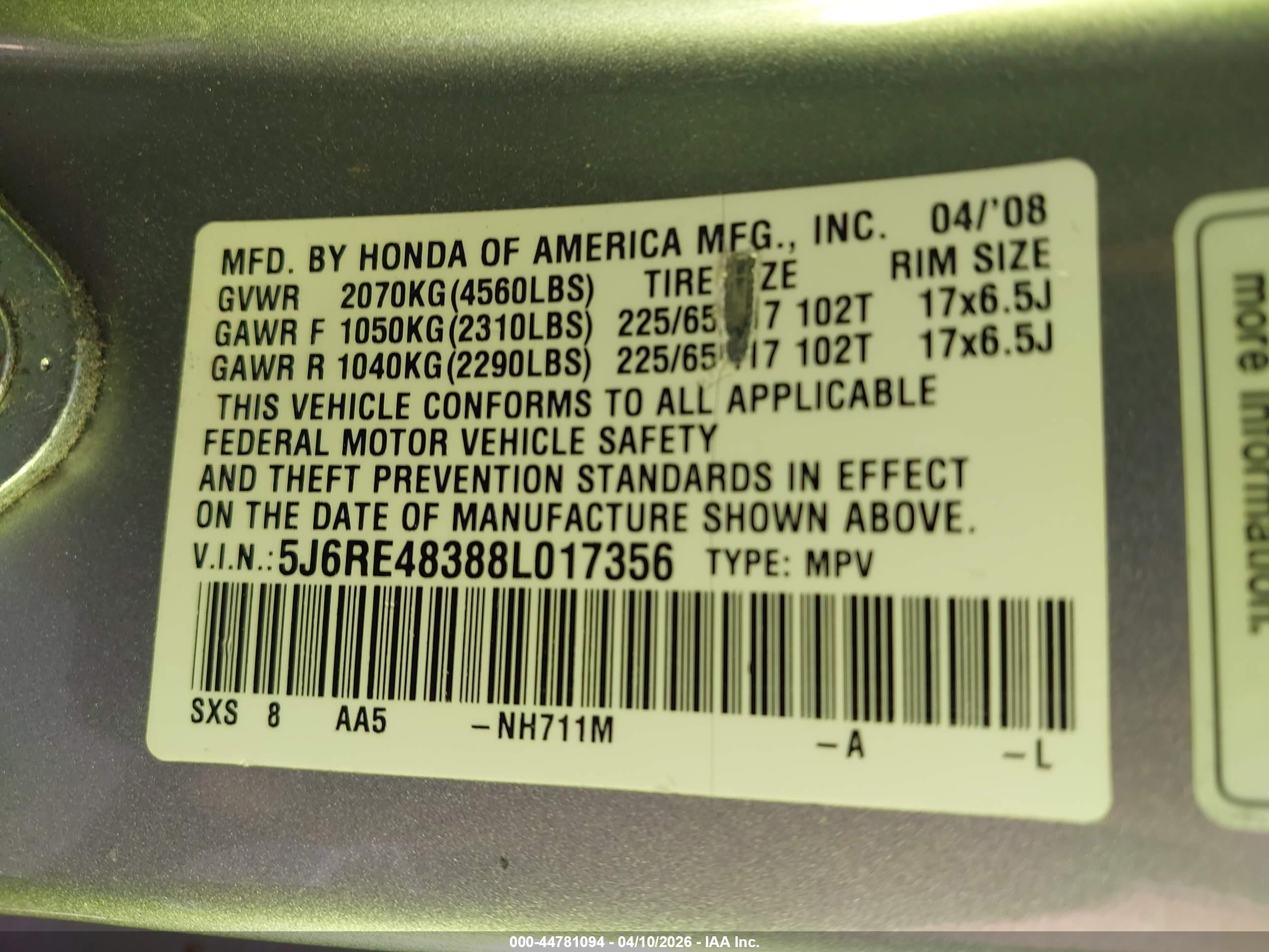 HONDA CR-V image 9