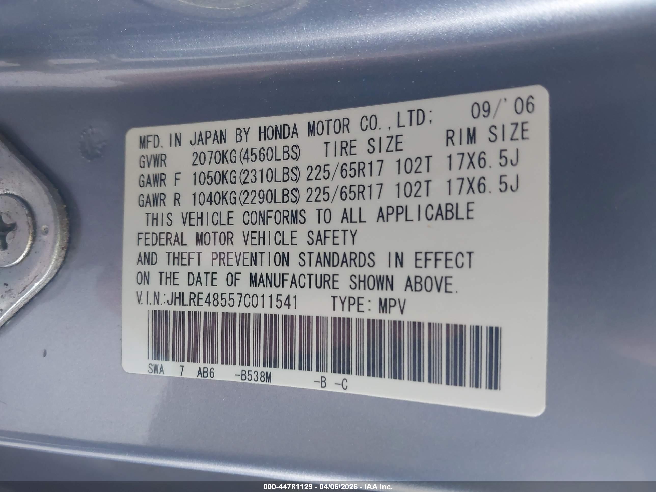 HONDA CR-V image 9