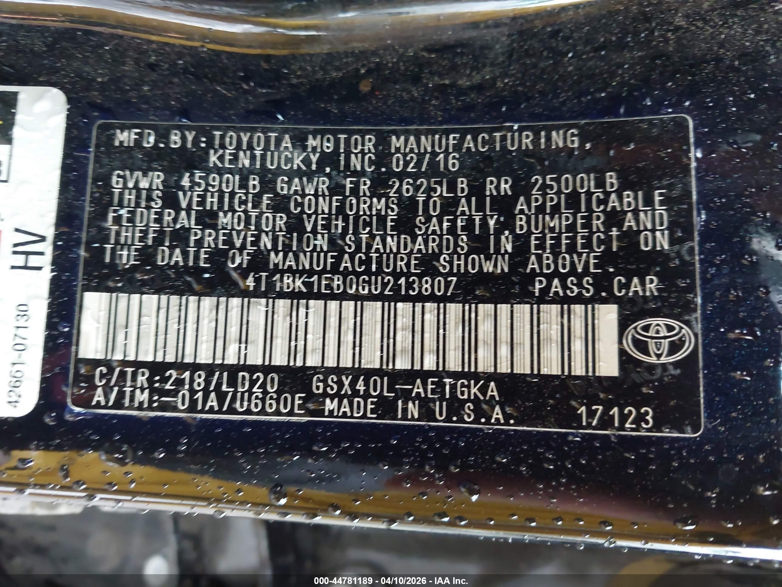 TOYOTA AVALON image 9