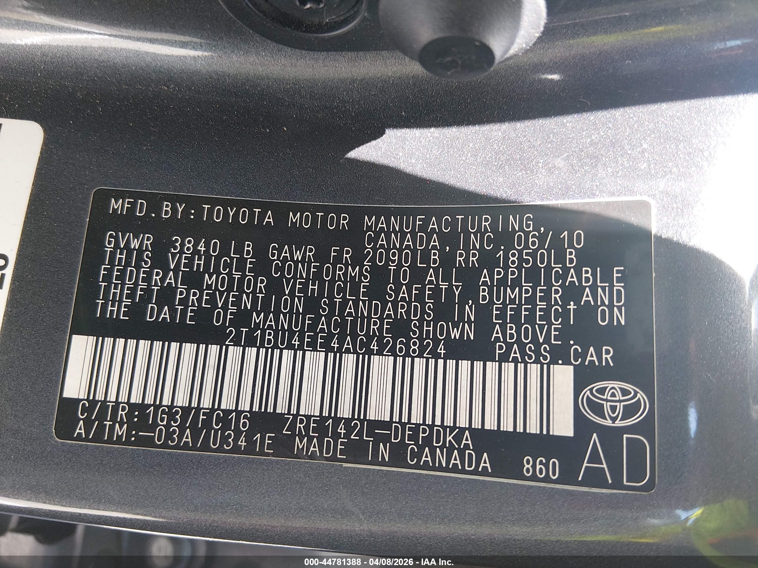 TOYOTA COROLLA image 9