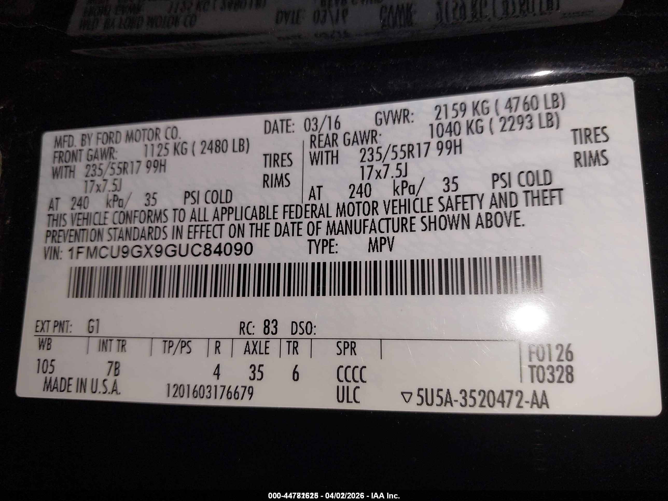 FORD ESCAPE image 9
