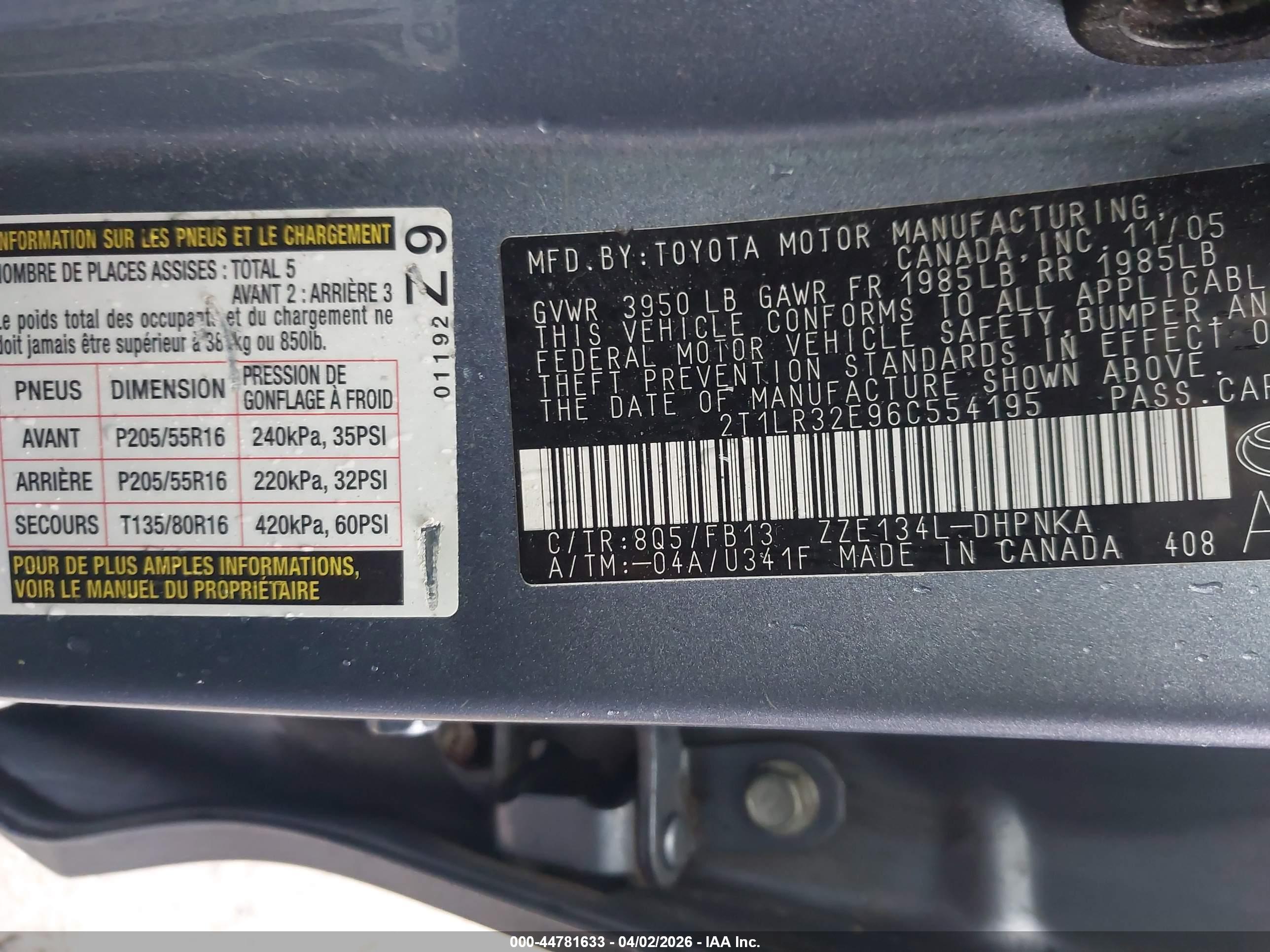 TOYOTA MATRIX image 9