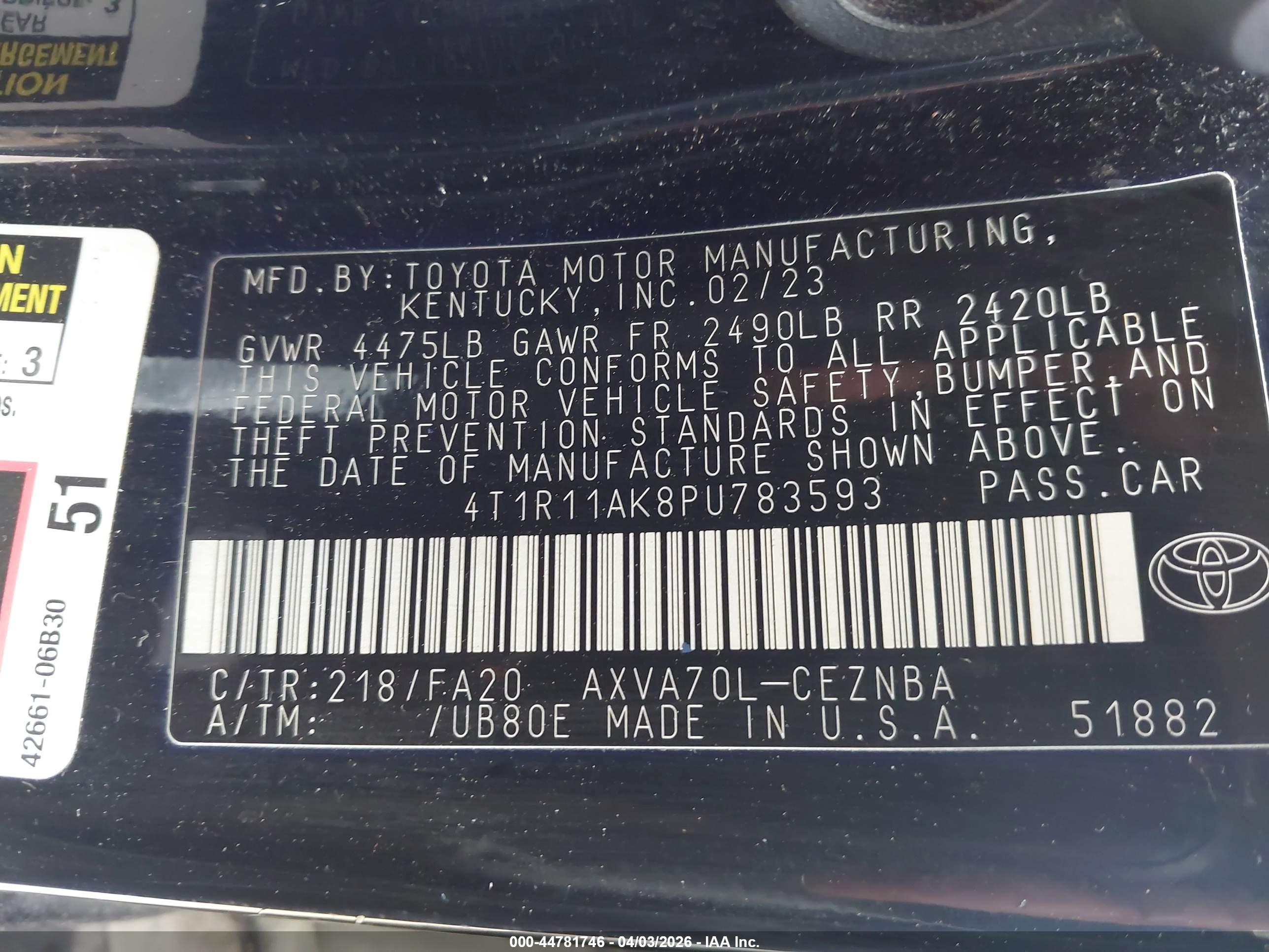 TOYOTA CAMRY image 9