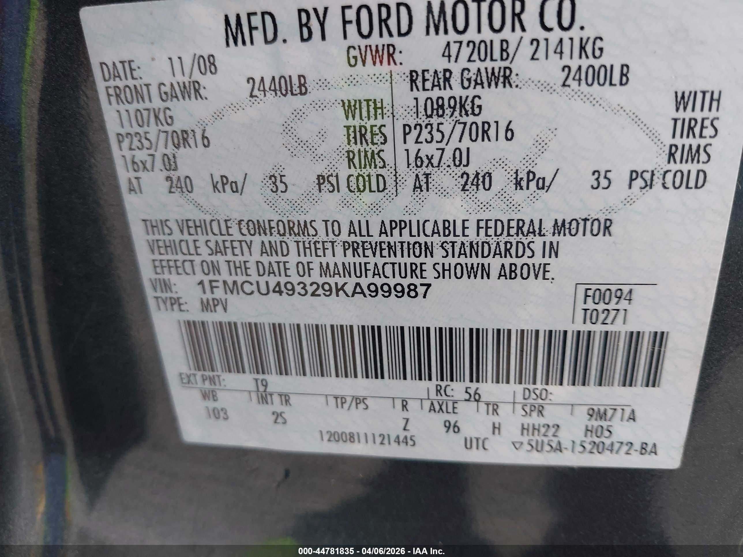 FORD ESCAPE image 9