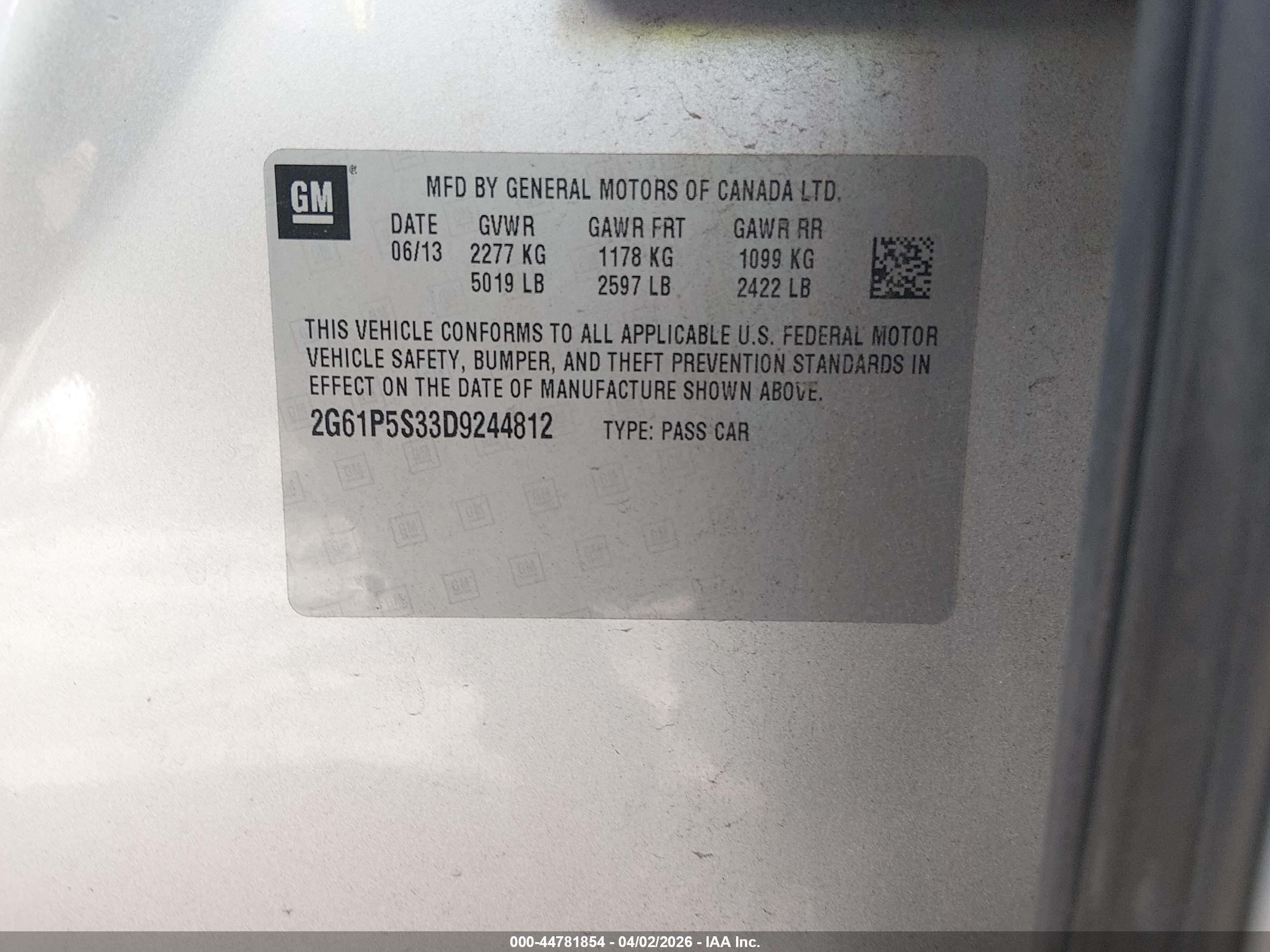 CADILLAC XTS image 9