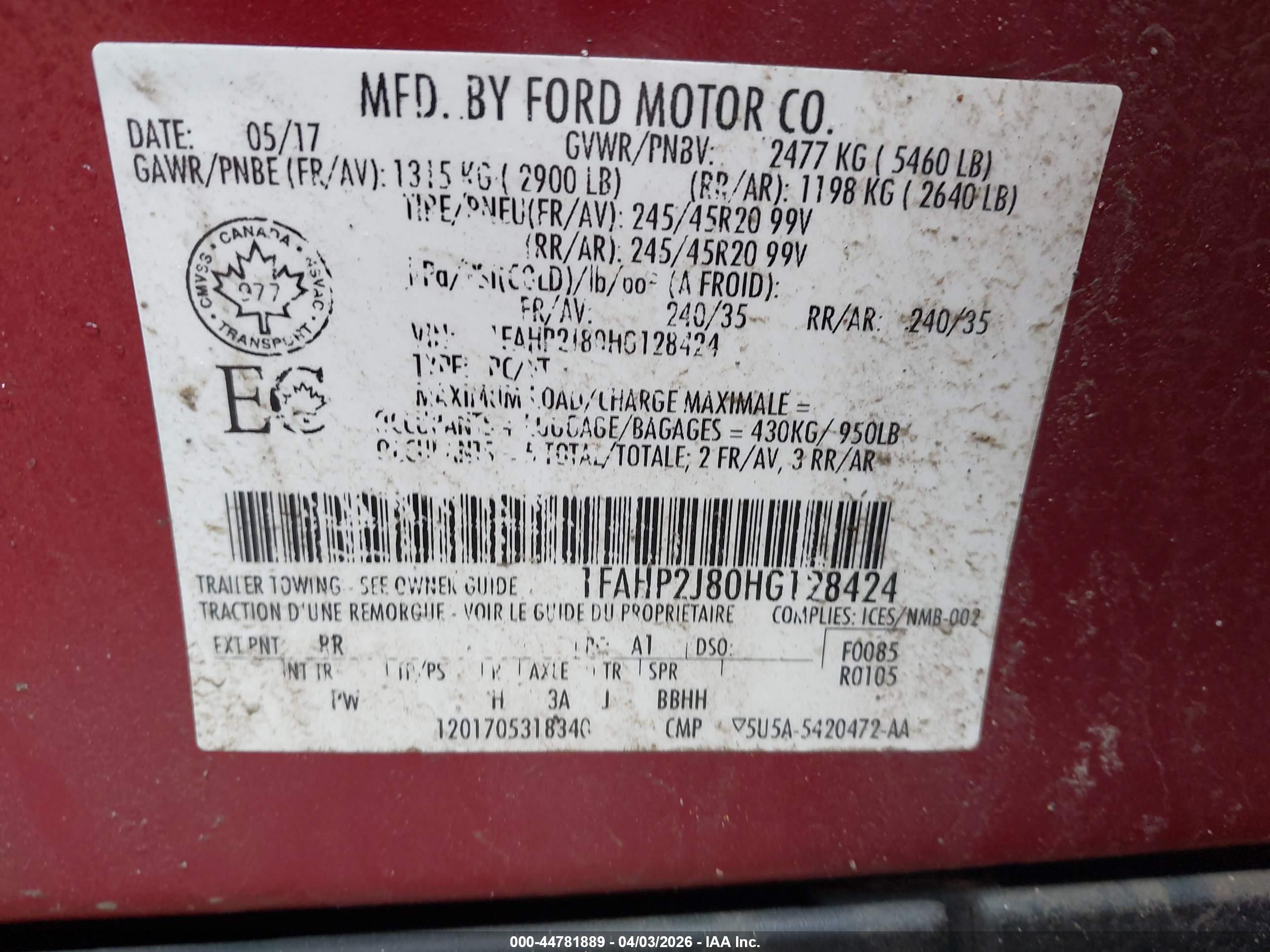 FORD TAURUS image 9
