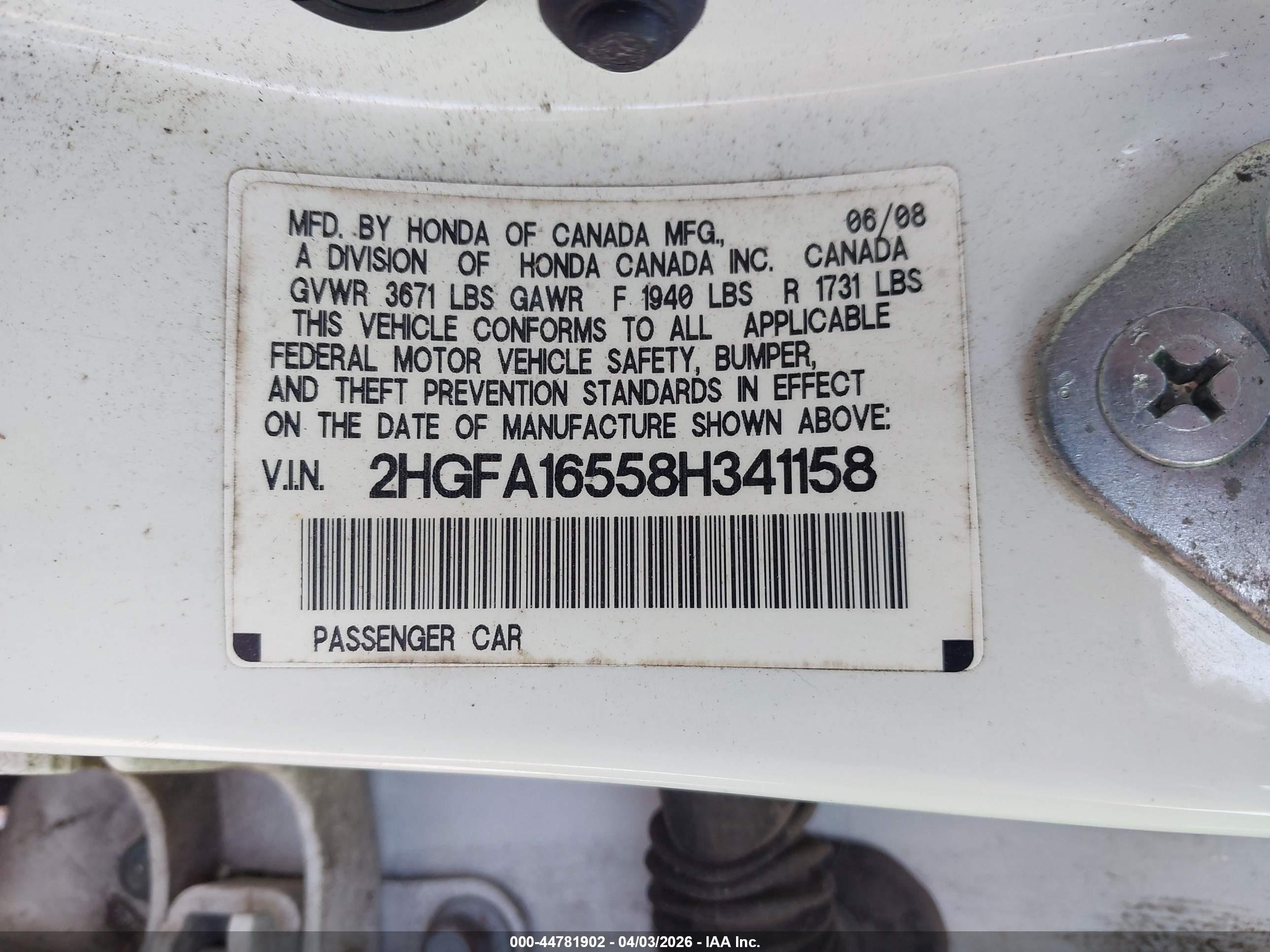 HONDA CIVIC image 9