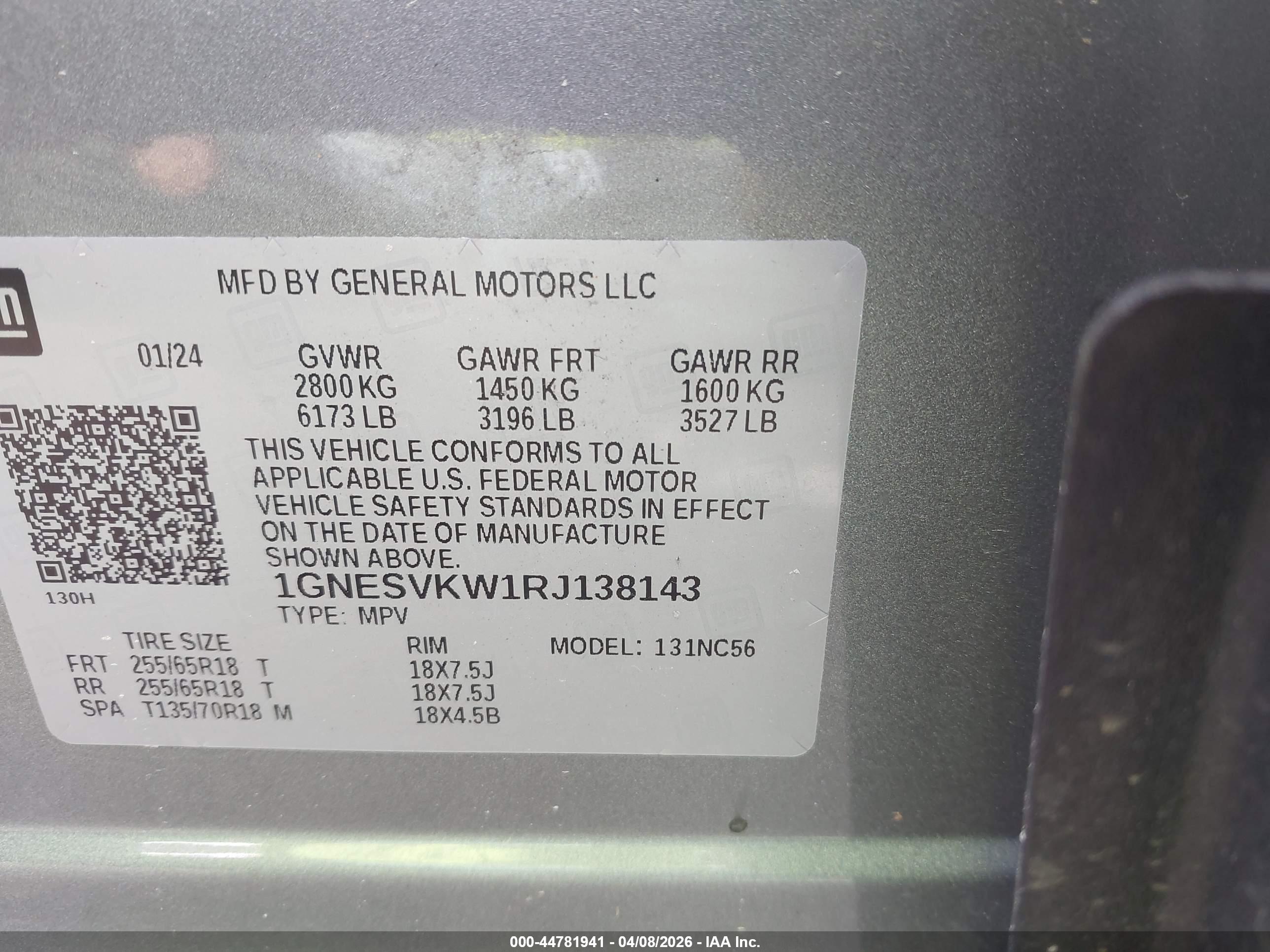 CHEVROLET TRAVERSE image 9