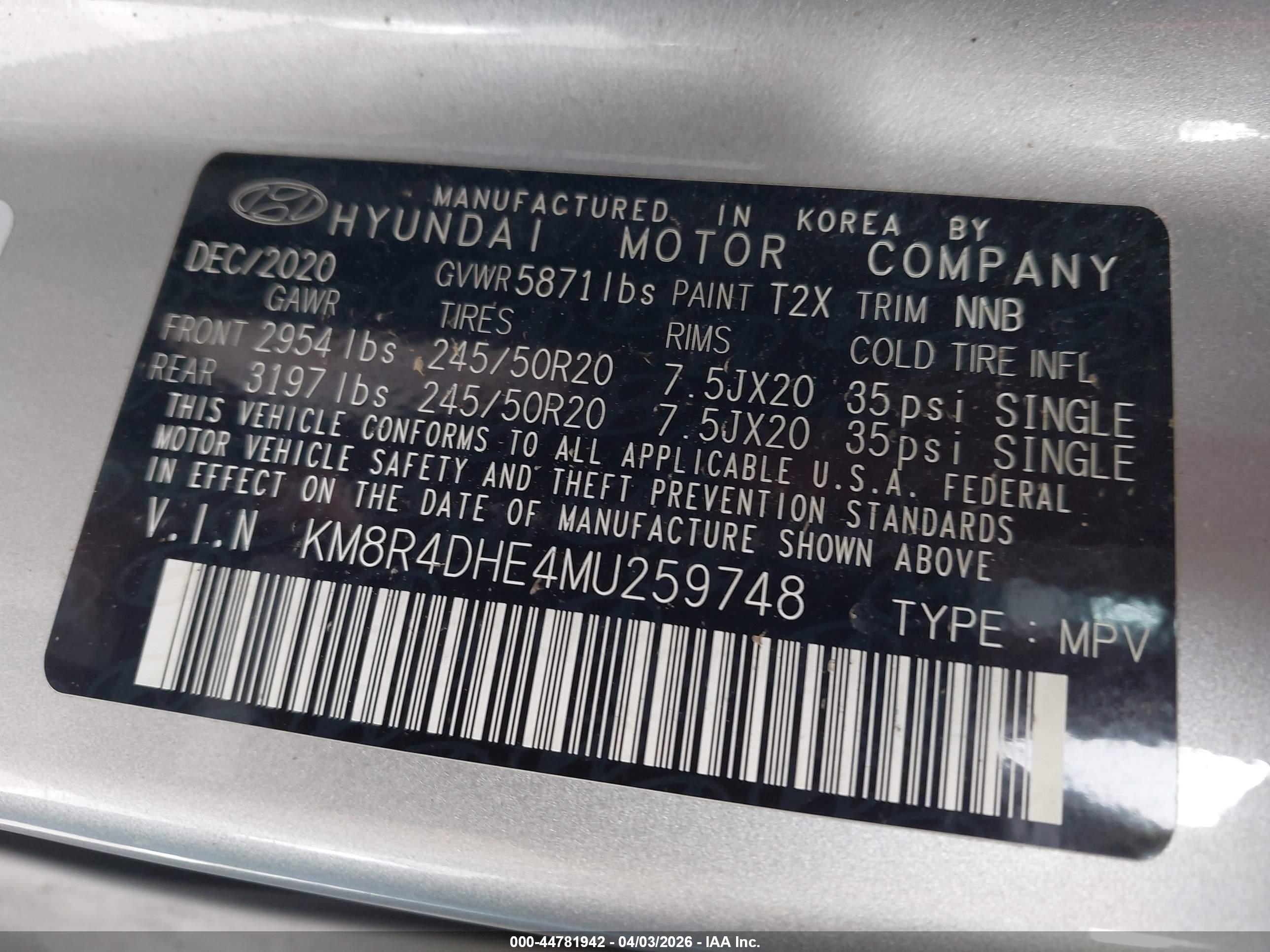 HYUNDAI PALISADE image 9