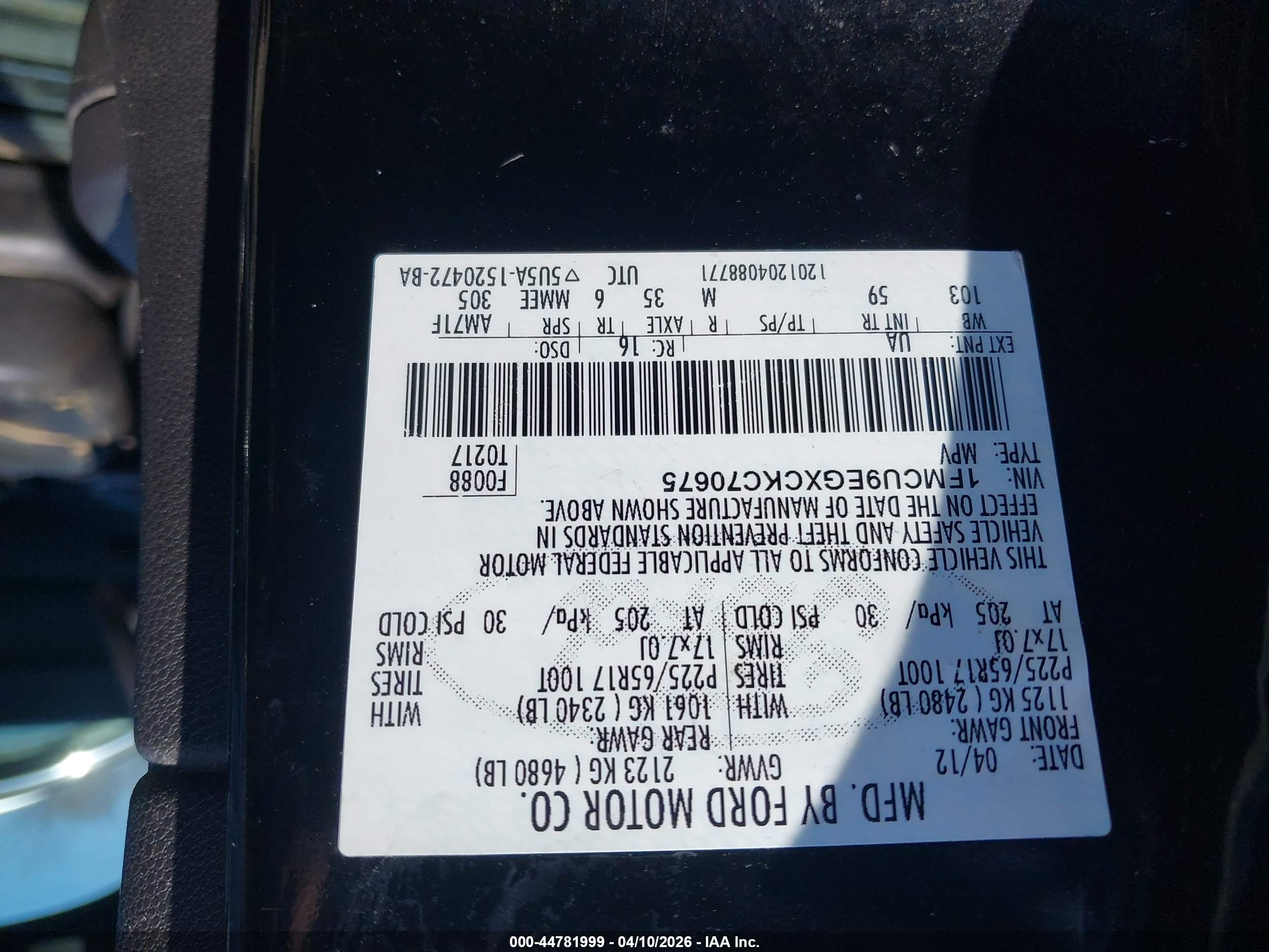 FORD ESCAPE image 9