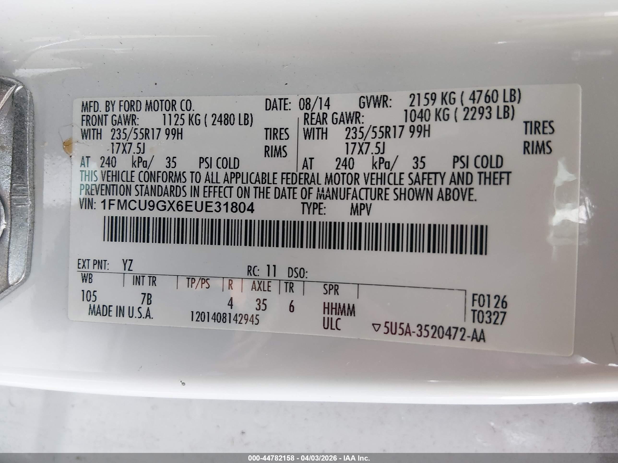 FORD ESCAPE image 9