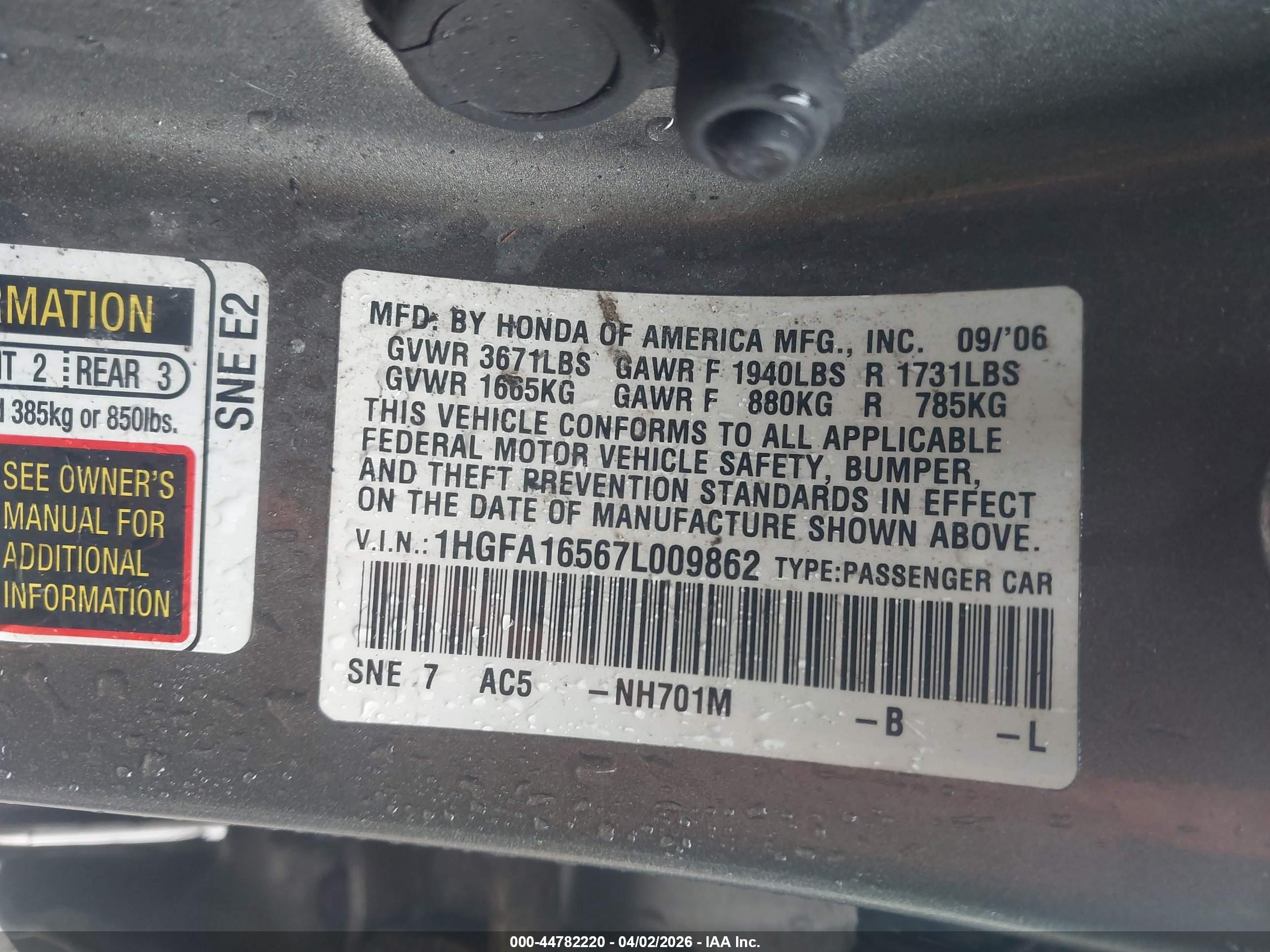 HONDA CIVIC image 9