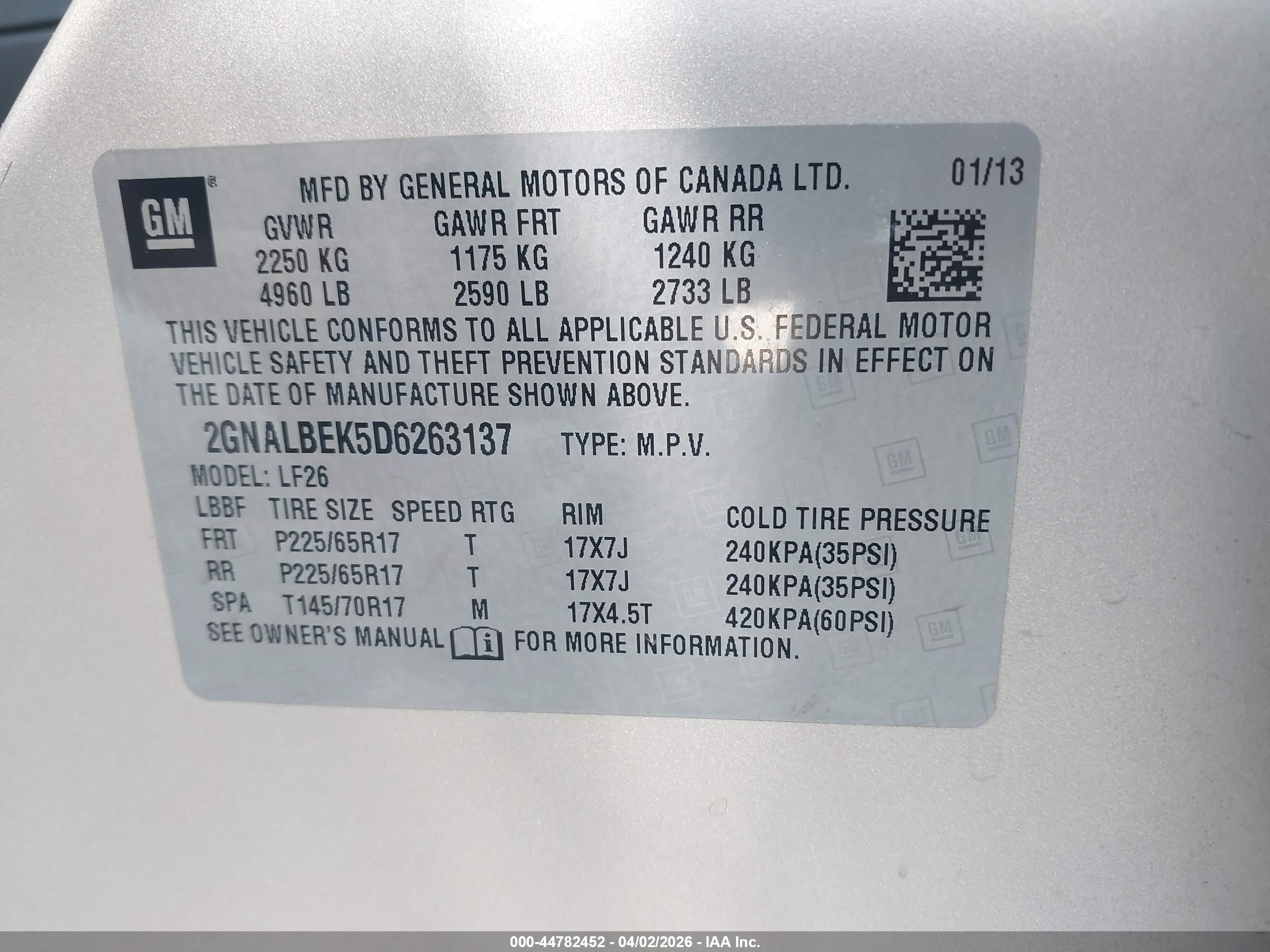 CHEVROLET EQUINOX image 9