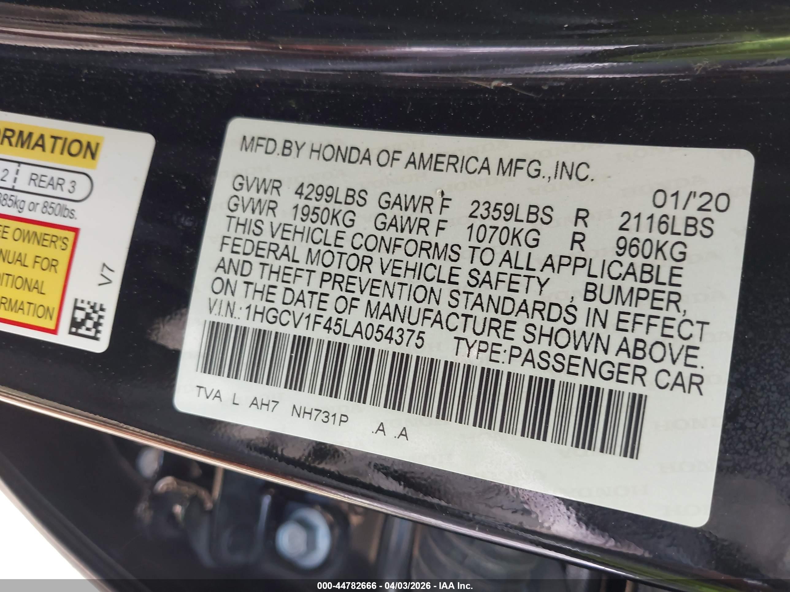 HONDA ACCORD image 9