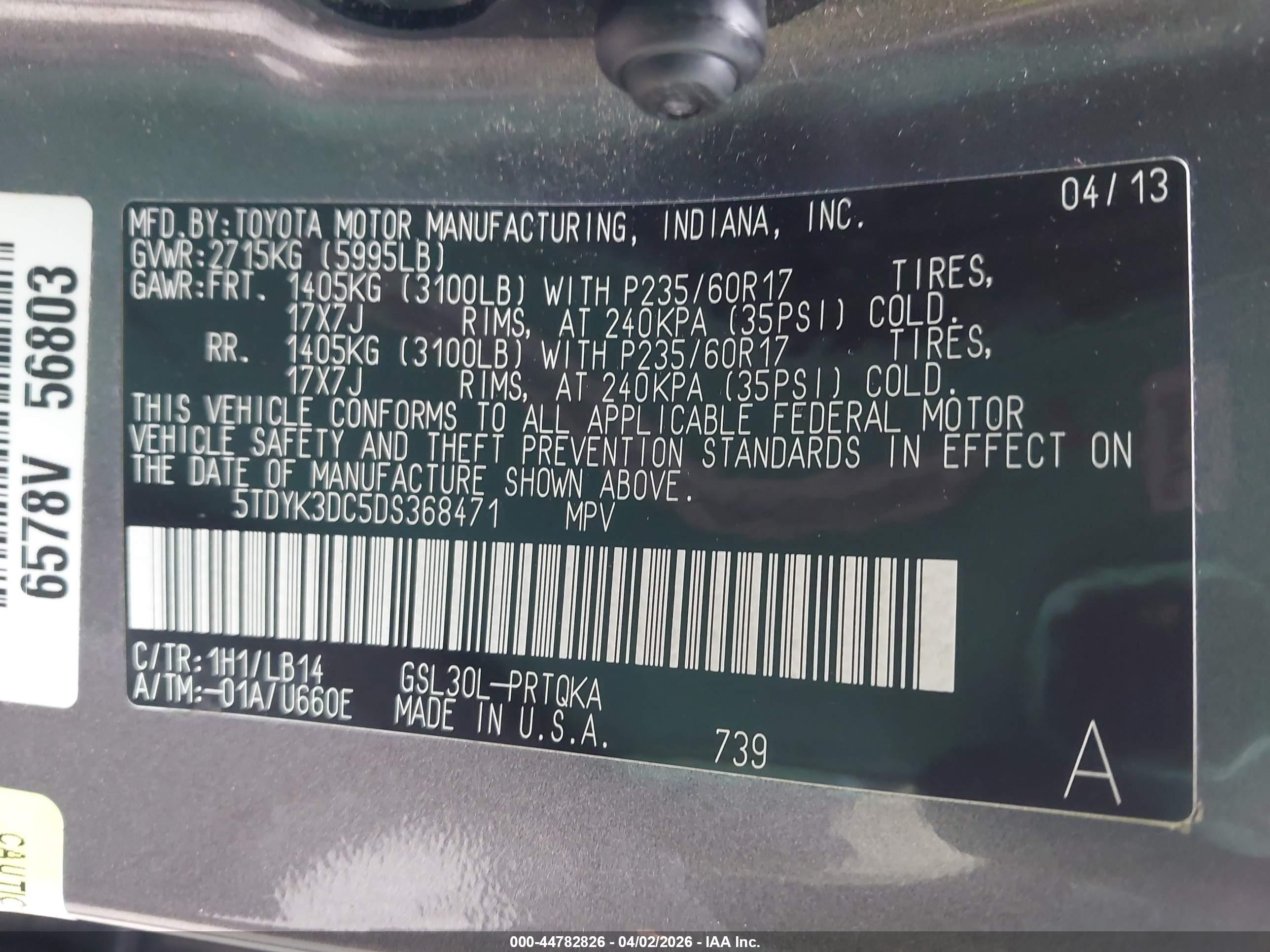 TOYOTA SIENNA image 9