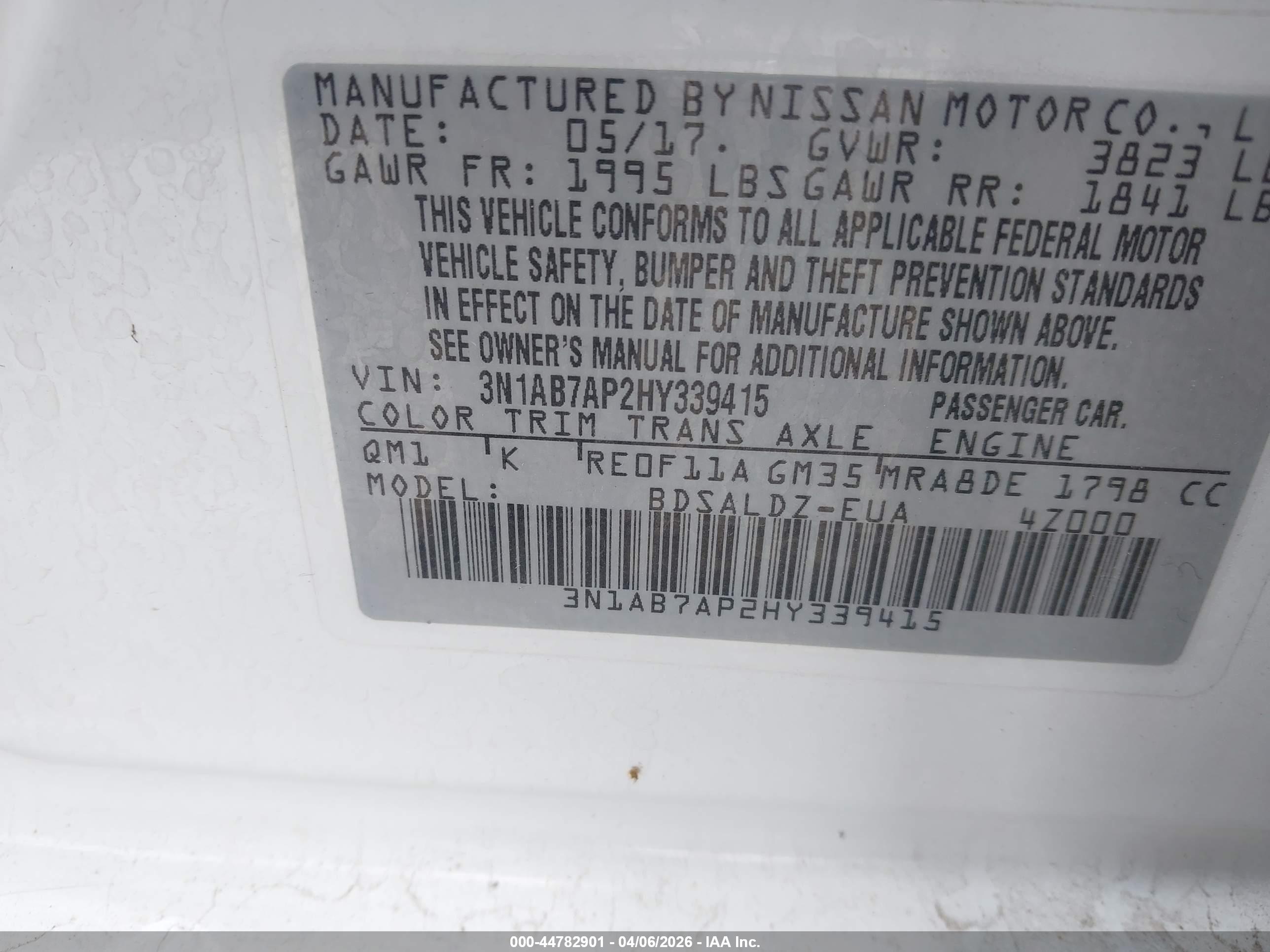 NISSAN SENTRA image 9