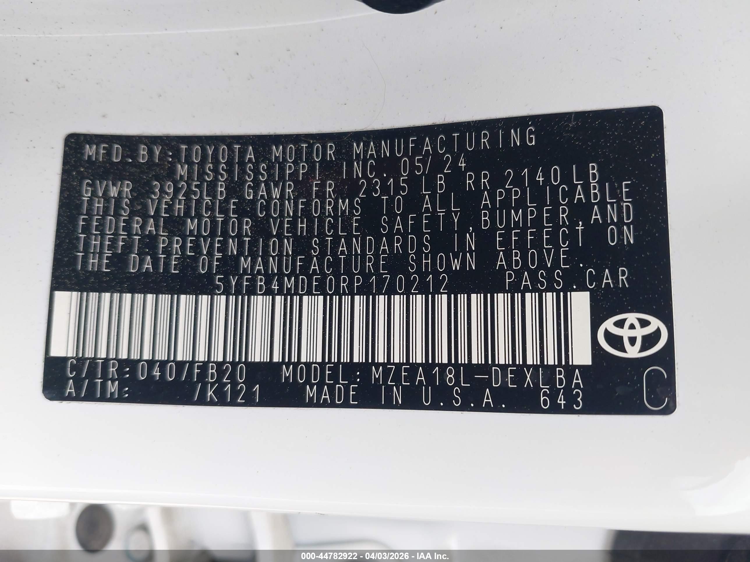 TOYOTA COROLLA image 9