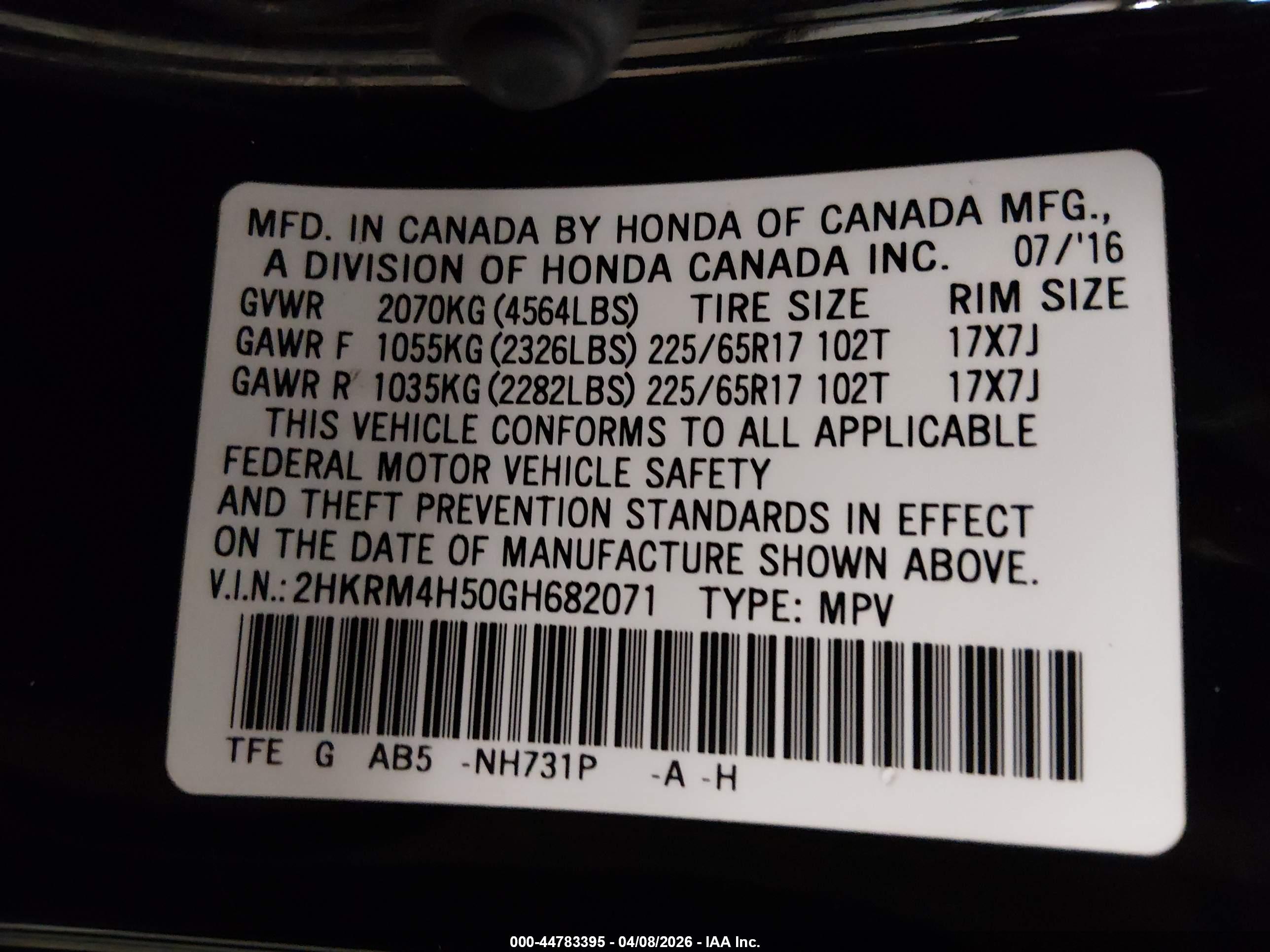 HONDA CR-V image 9