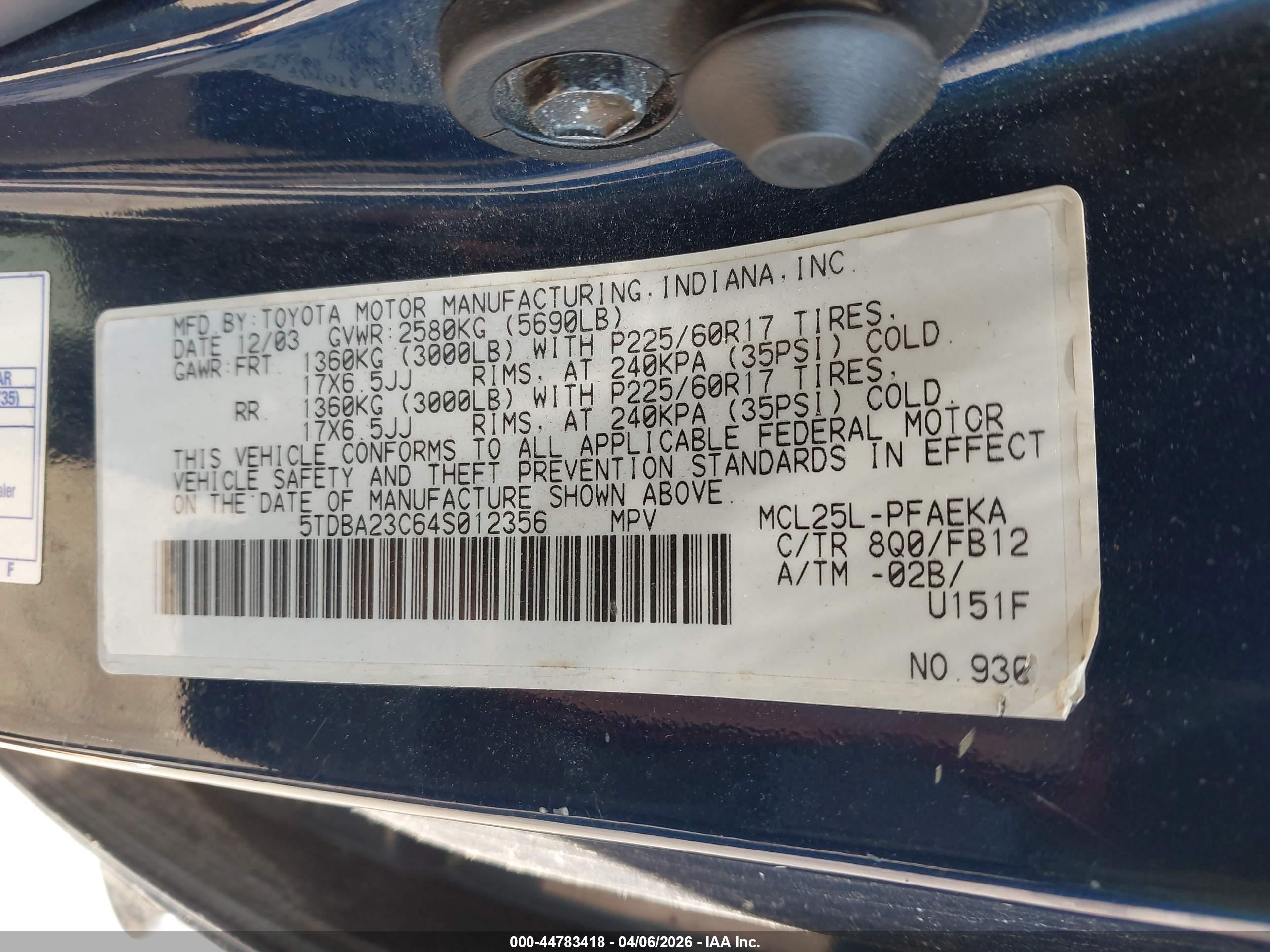 TOYOTA SIENNA image 9