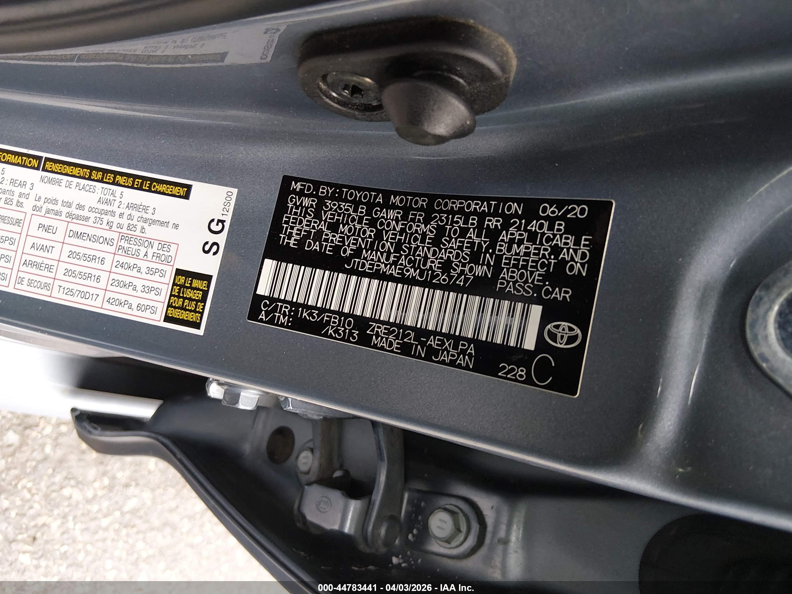 TOYOTA COROLLA image 9