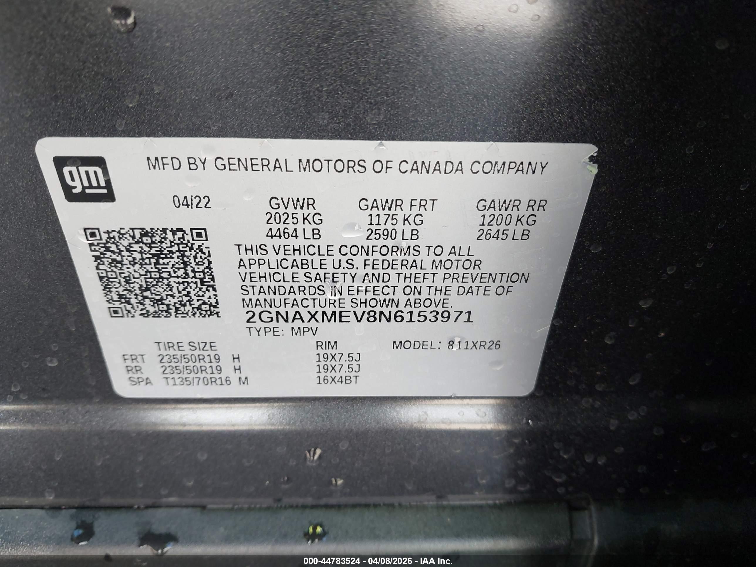 CHEVROLET EQUINOX image 9