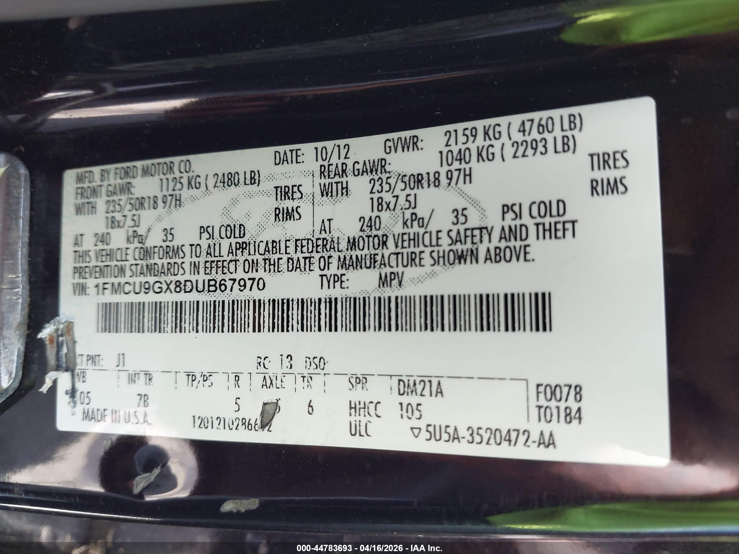 FORD ESCAPE image 9