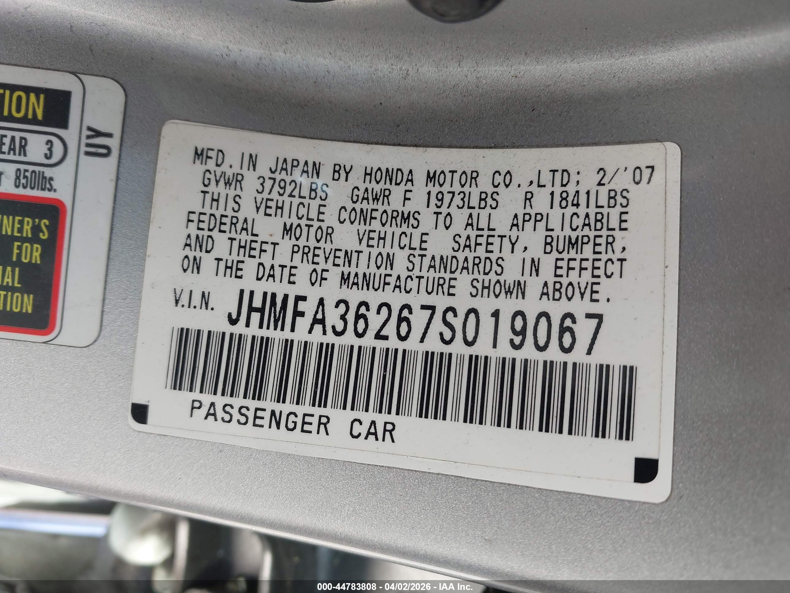 HONDA CIVIC image 9