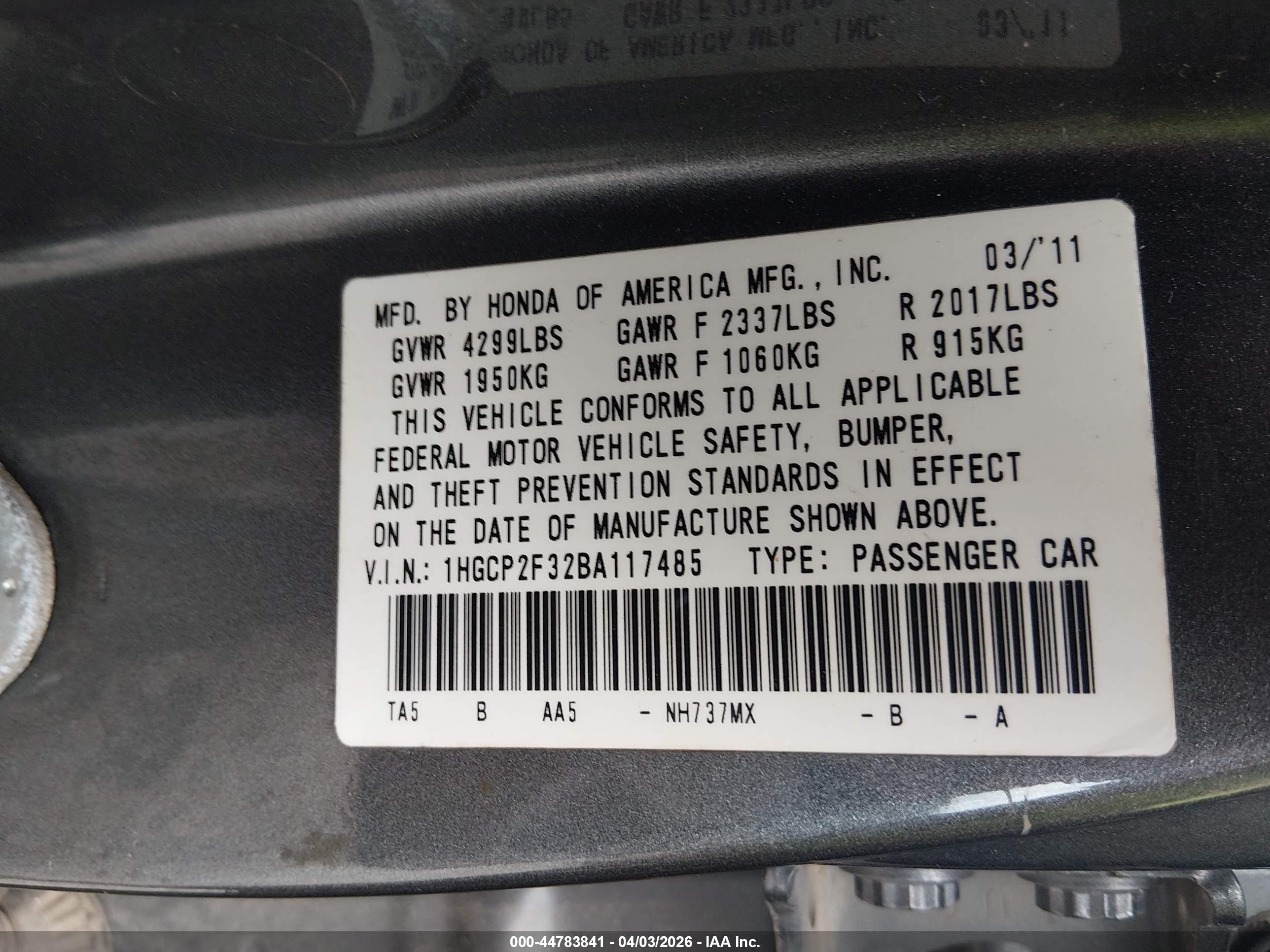 HONDA ACCORD image 9