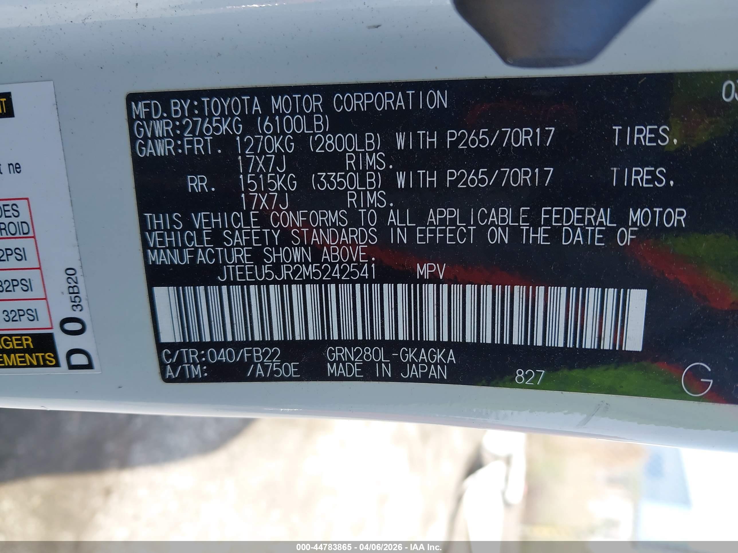 TOYOTA 4RUNNER image 9