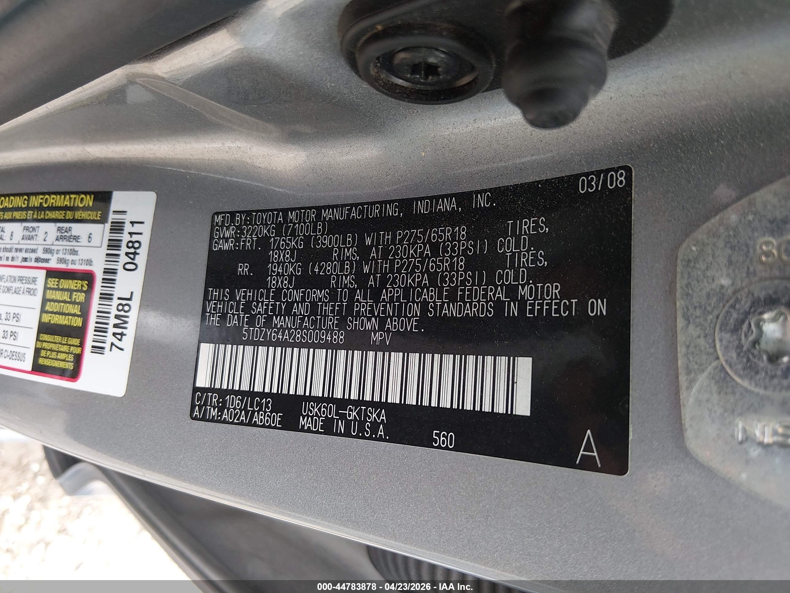 TOYOTA SEQUOIA image 9
