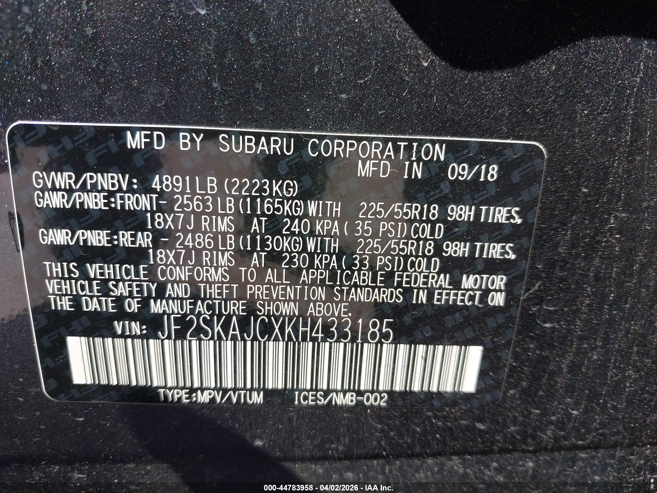 SUBARU FORESTER image 9