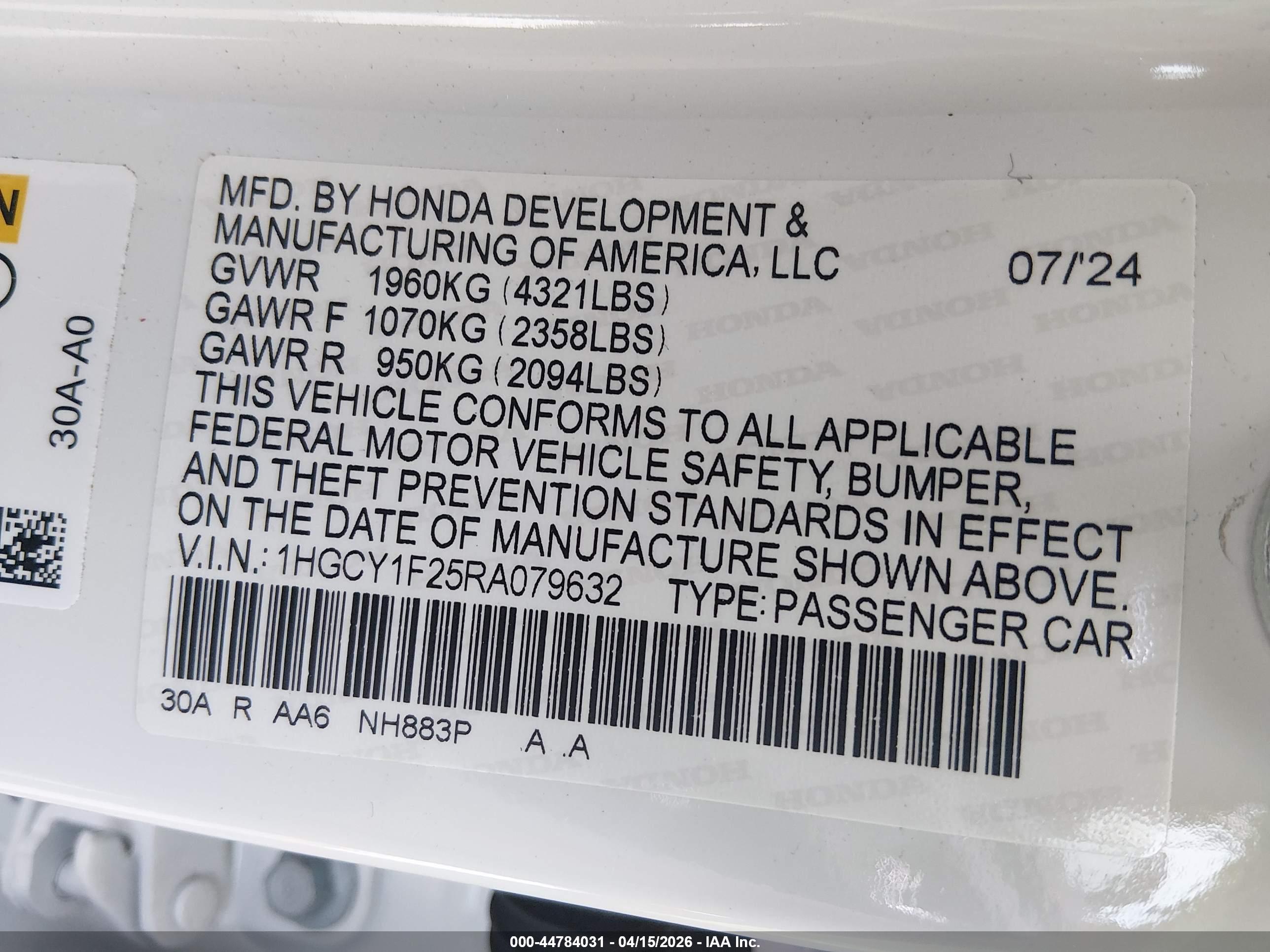 HONDA ACCORD image 9