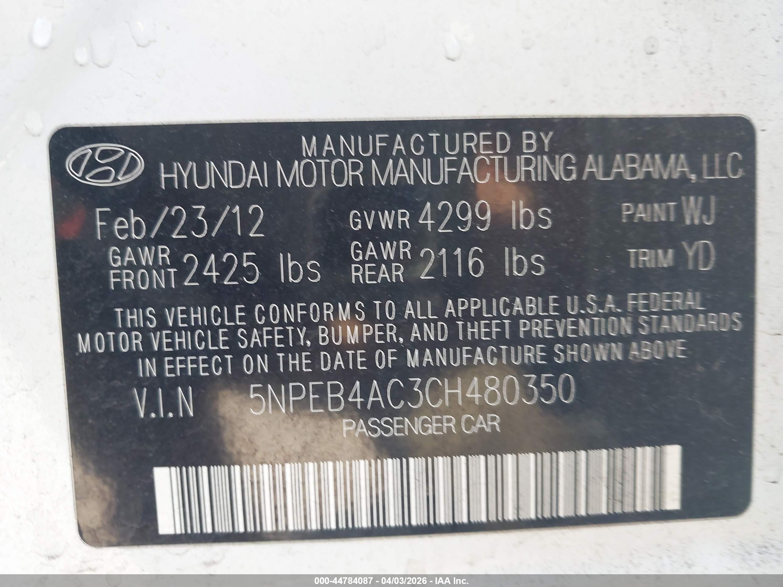 HYUNDAI SONATA image 9
