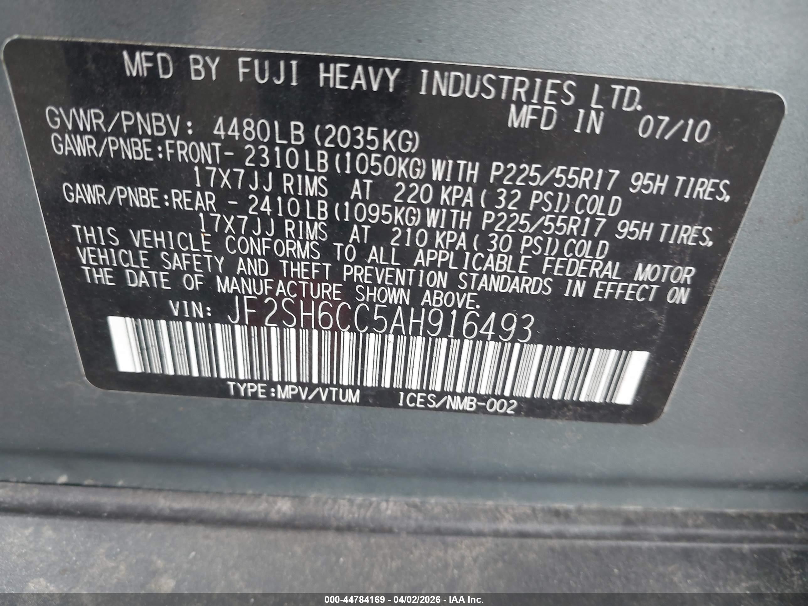SUBARU FORESTER image 9