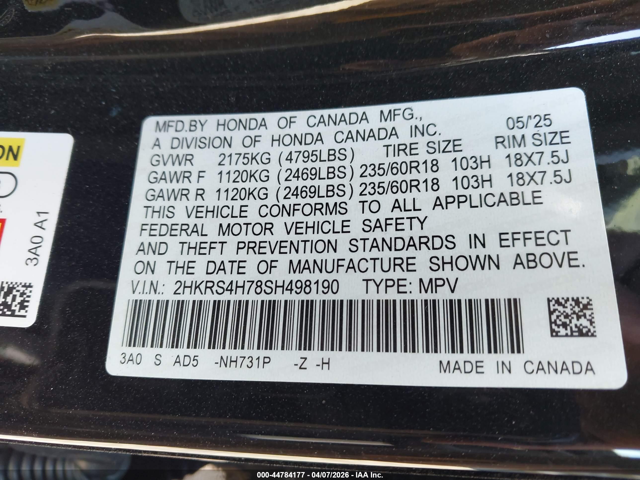 HONDA CR-V image 9